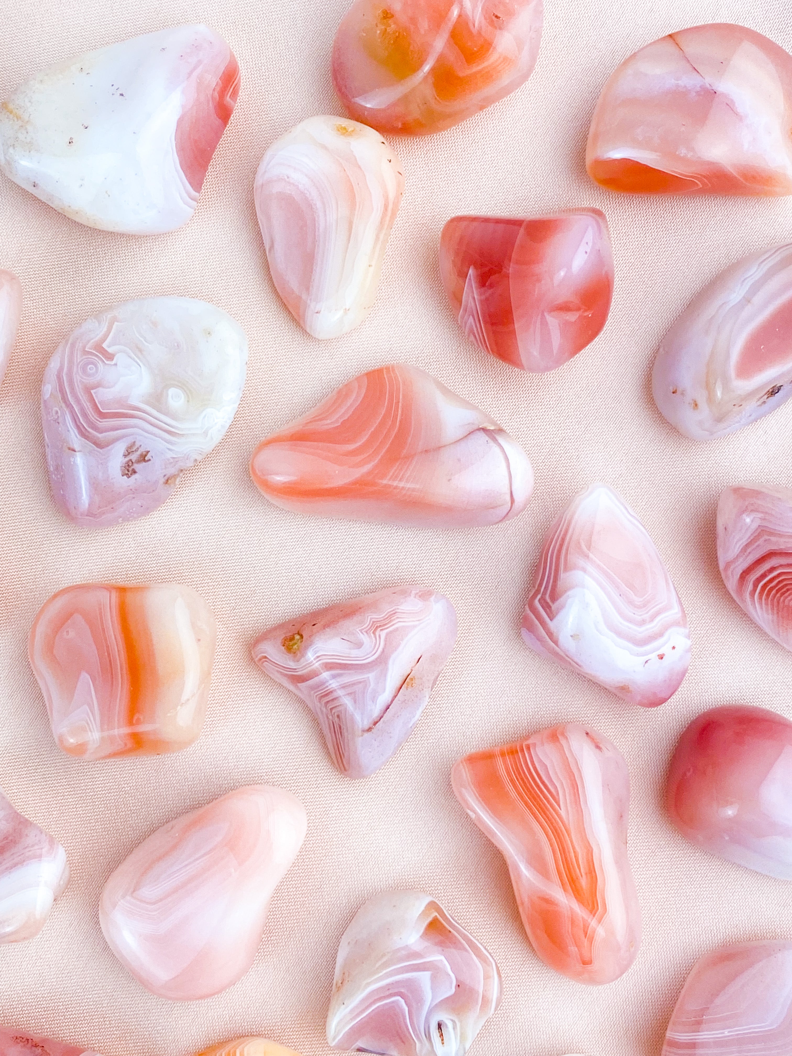 Rosa Botswana Agate Polished