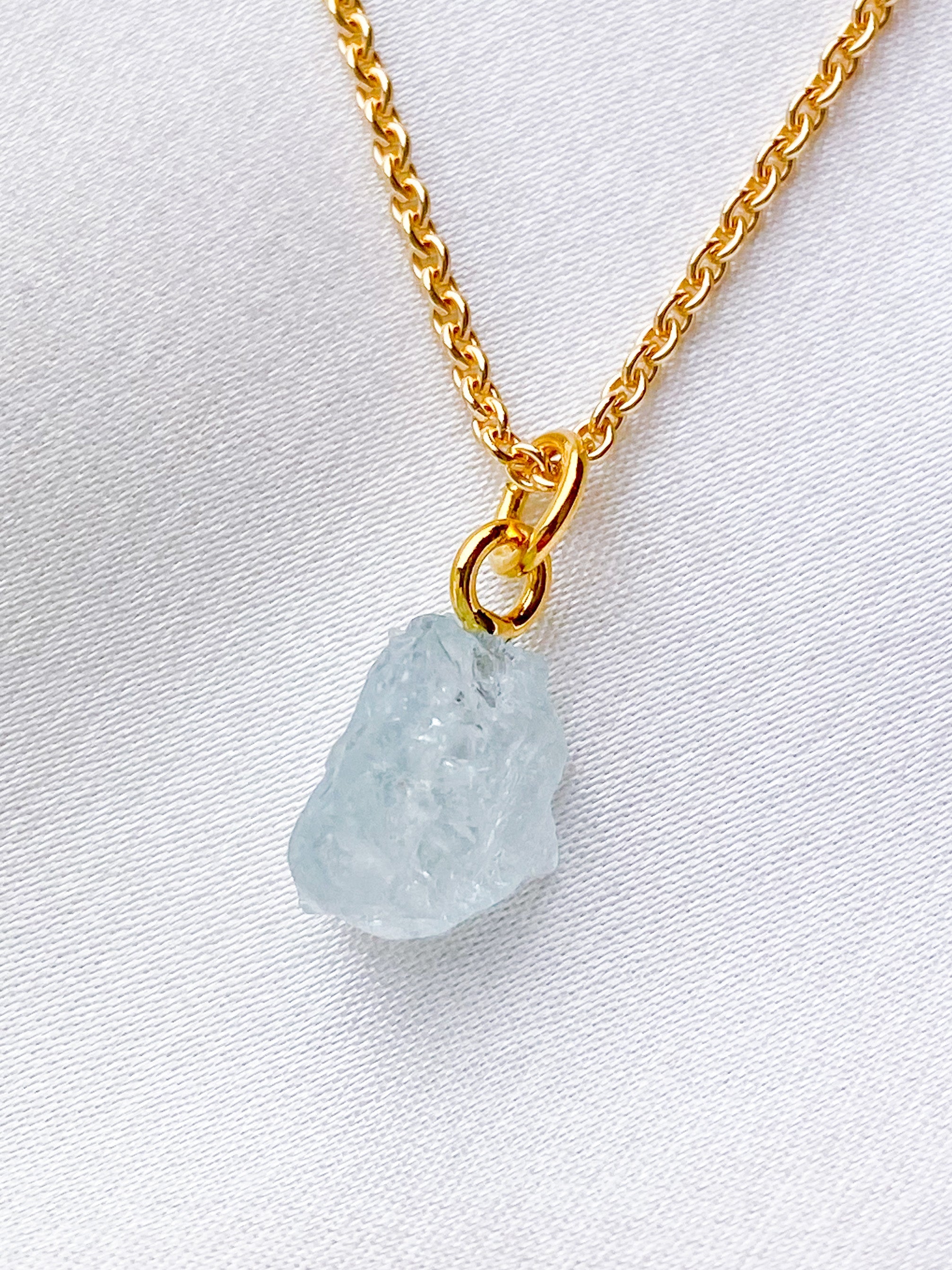 Aquamarine RAW PETITE Necklace