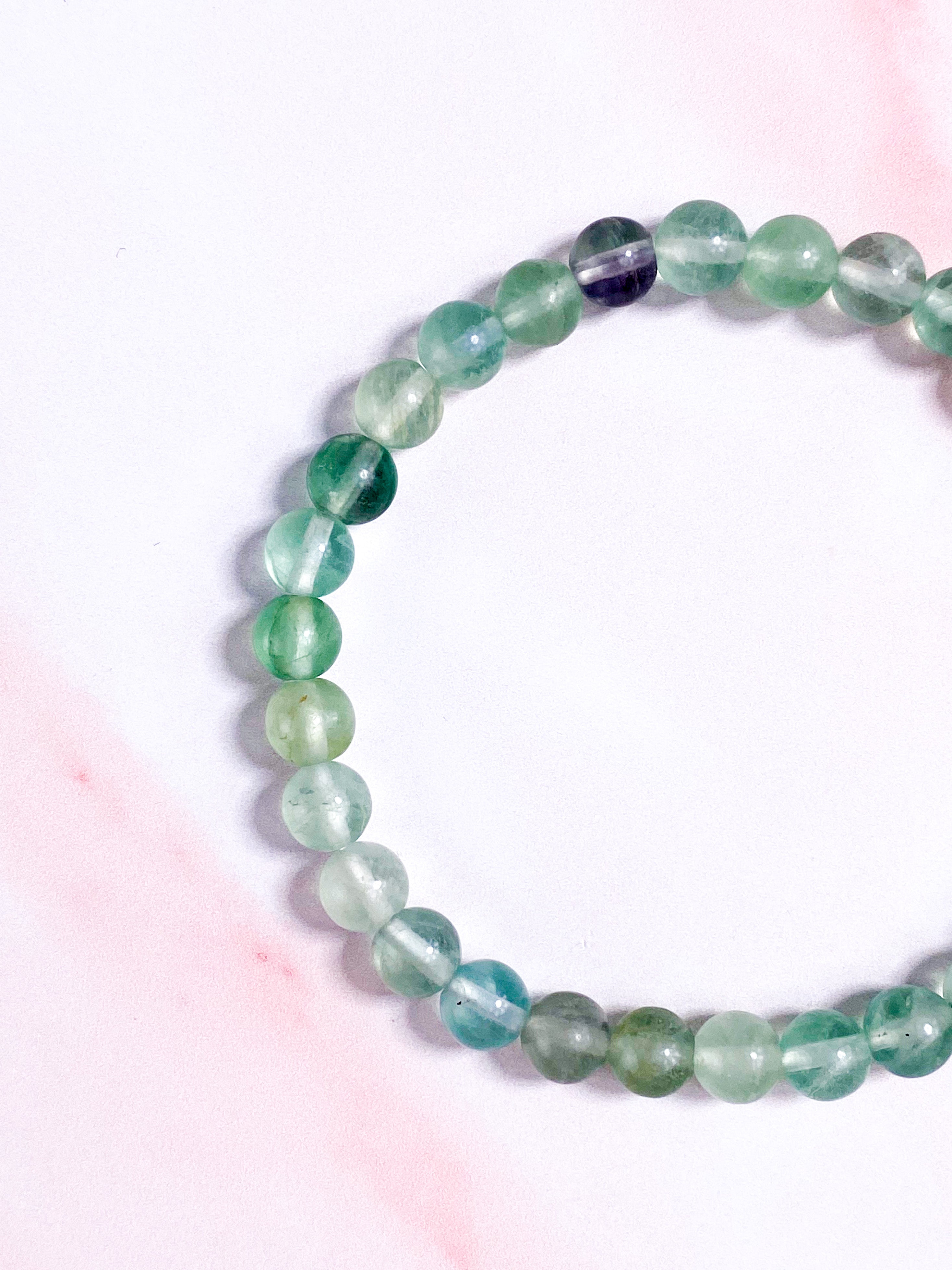 Grøn Fluorit Armbånd