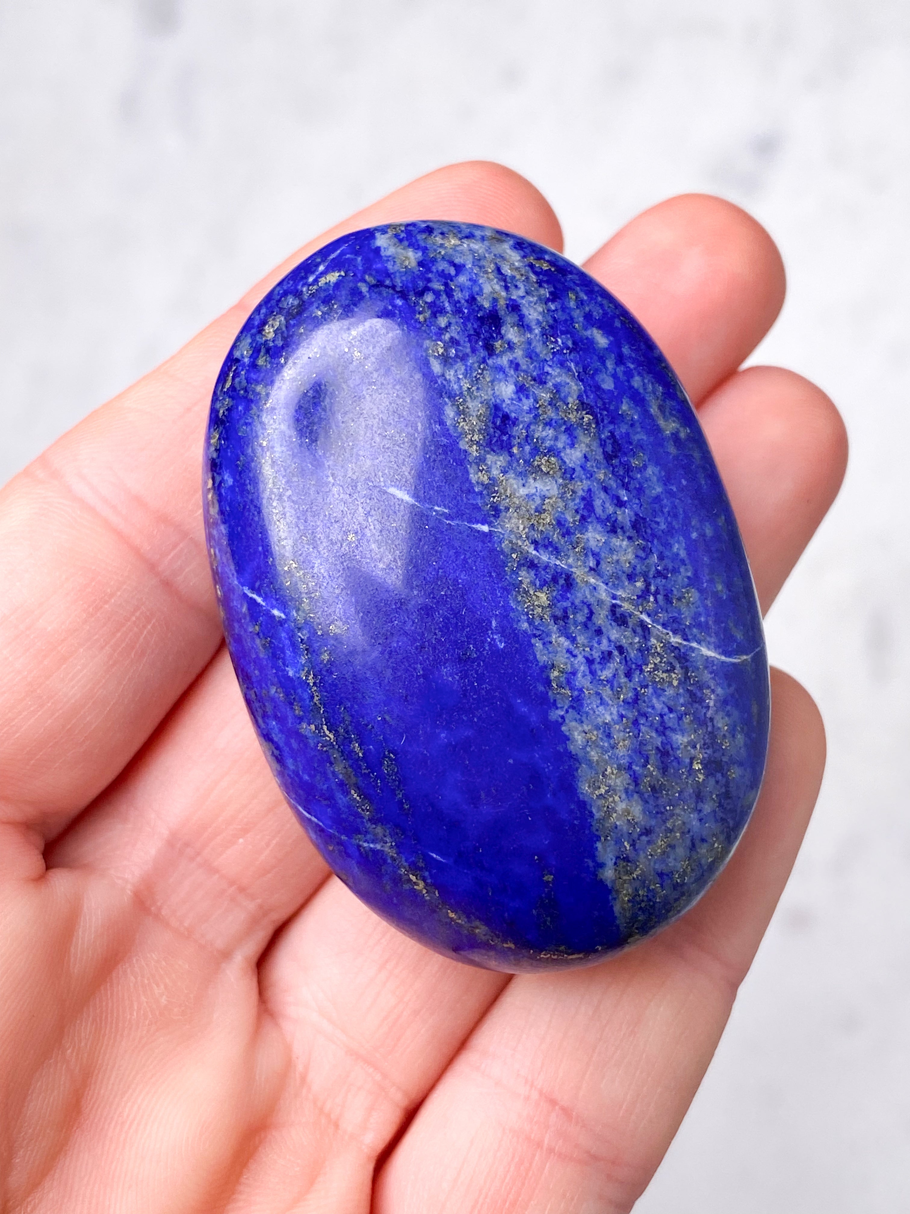 Lapis Lazuli Palmstone (Nr. 26)