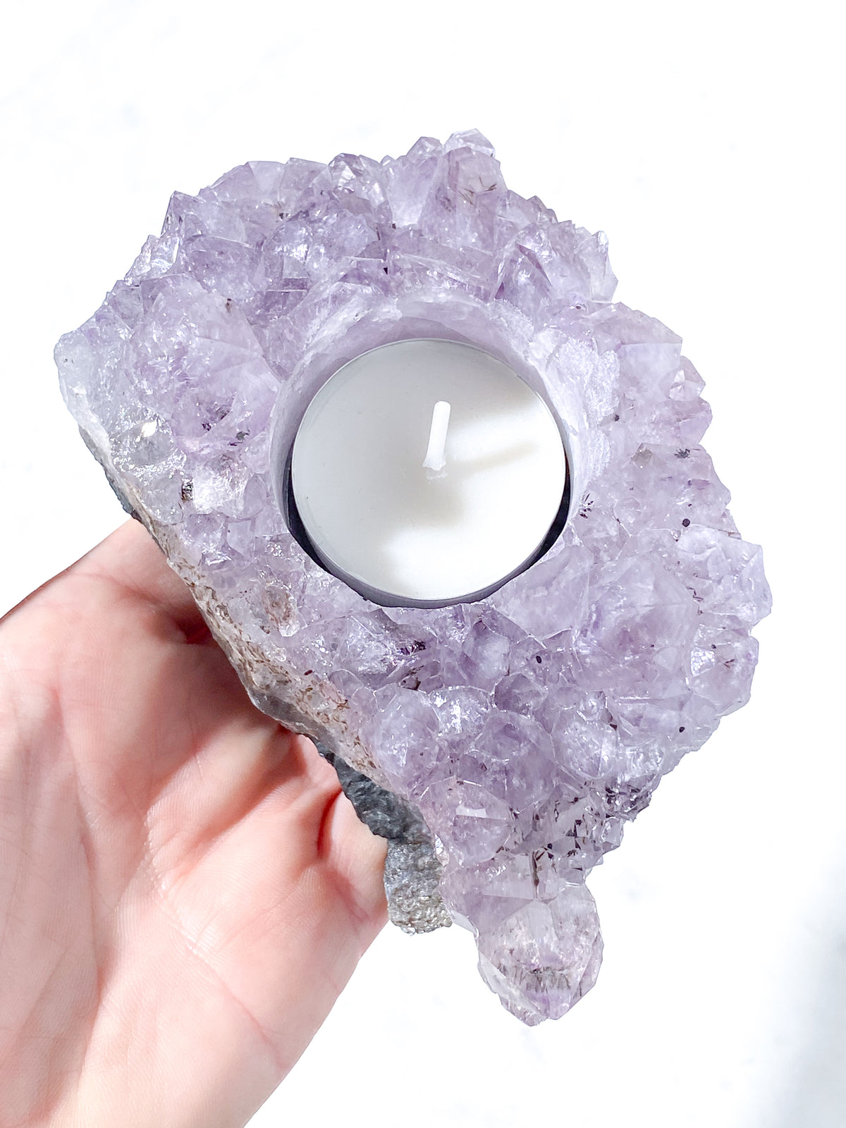 Amethyst Tea Light Holder (No. 30)
