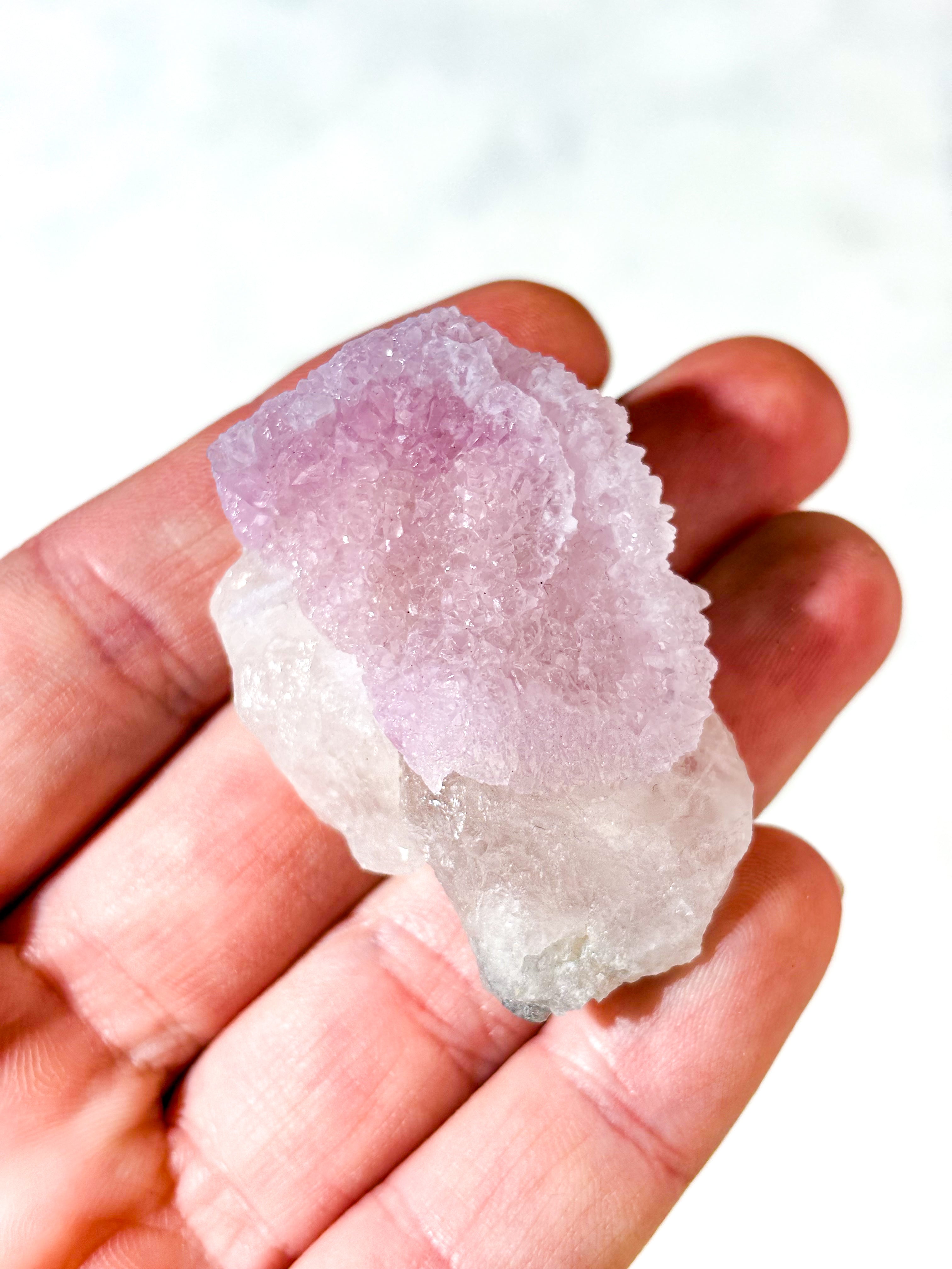 Krystalliseret Rosakvarts (Nr. 8) (Collectors Specimen)