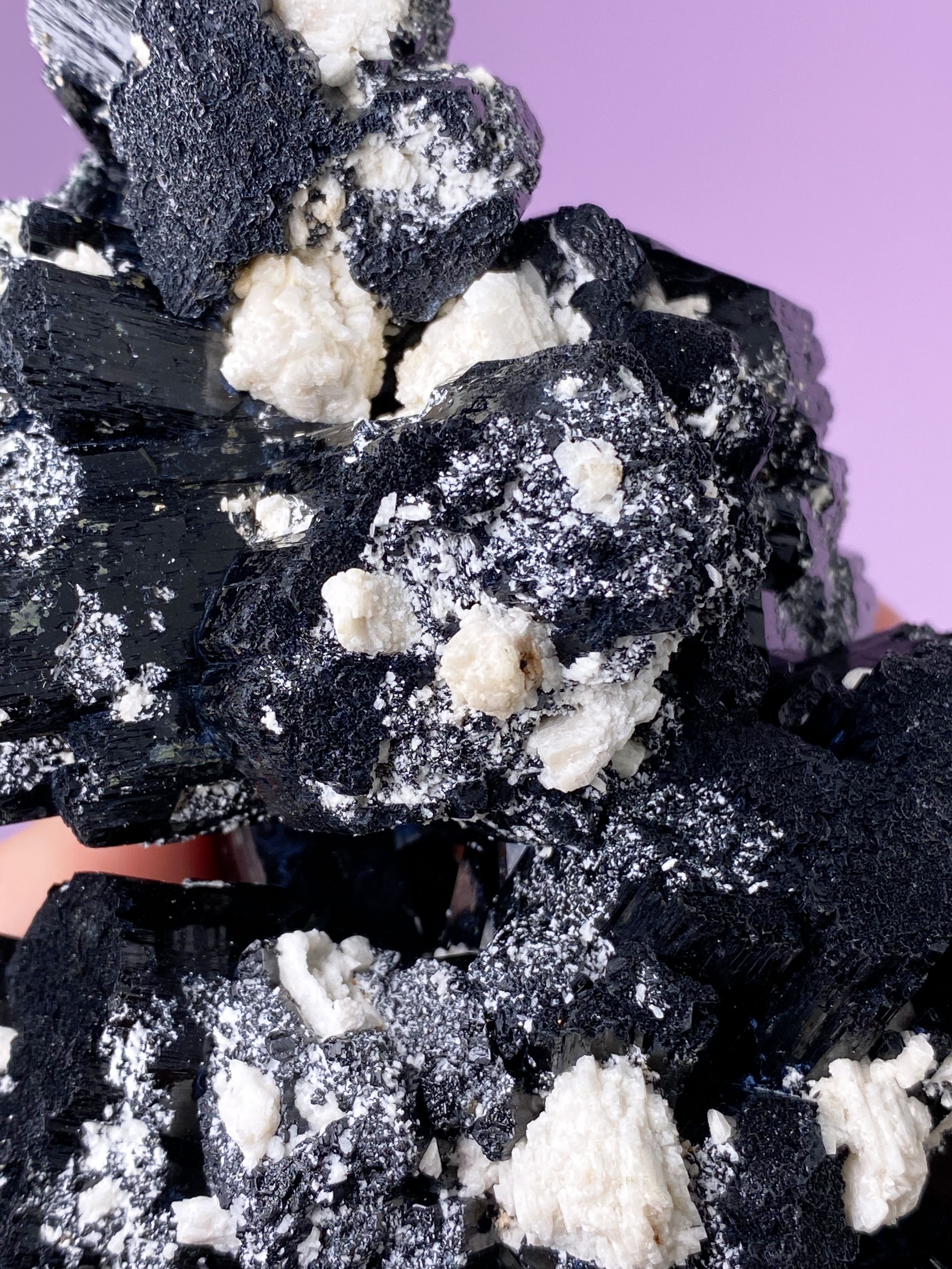 Sort Turmalin Klynge (Nr. 2)