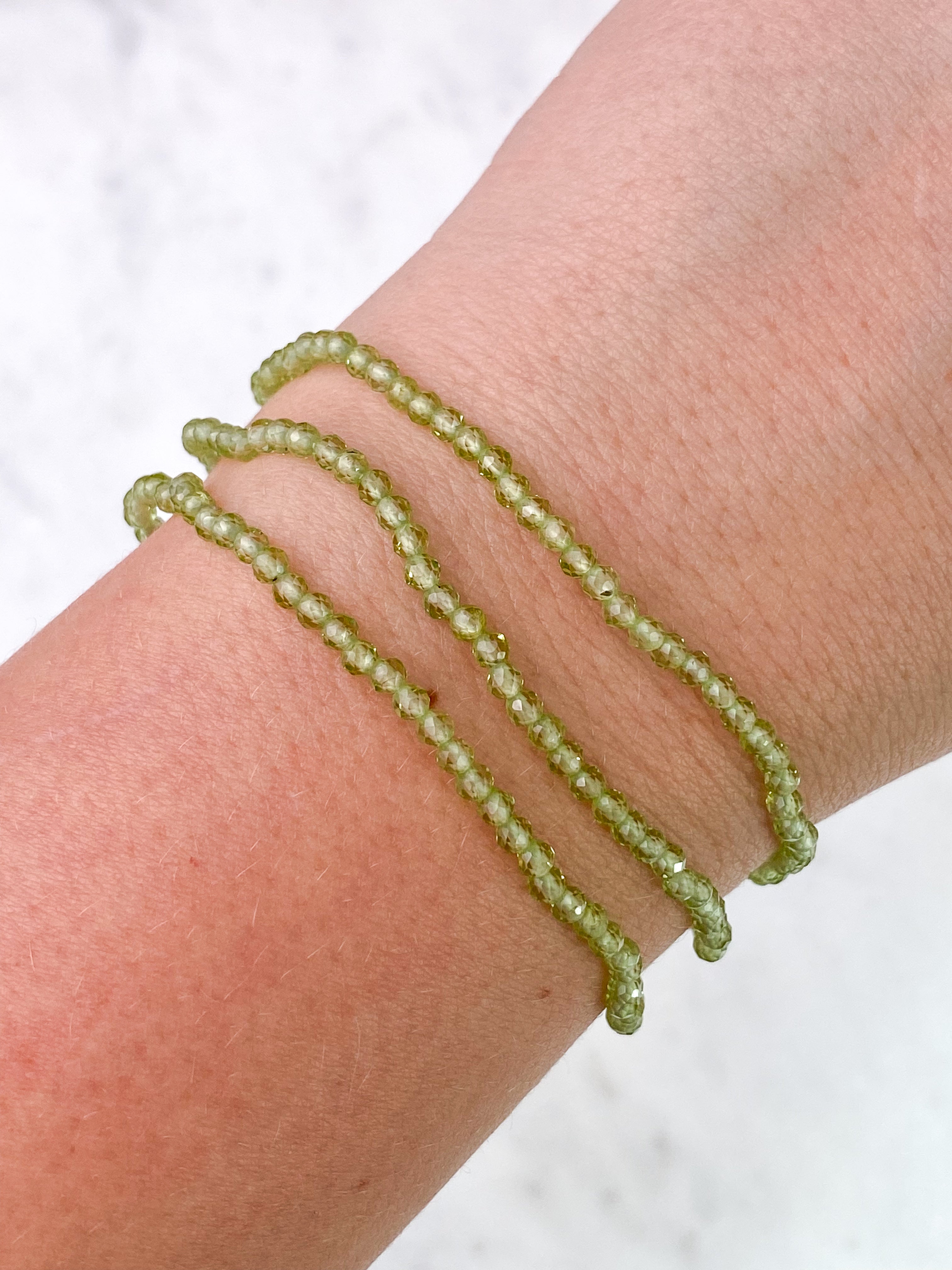 Peridot Armbånd (Facet)