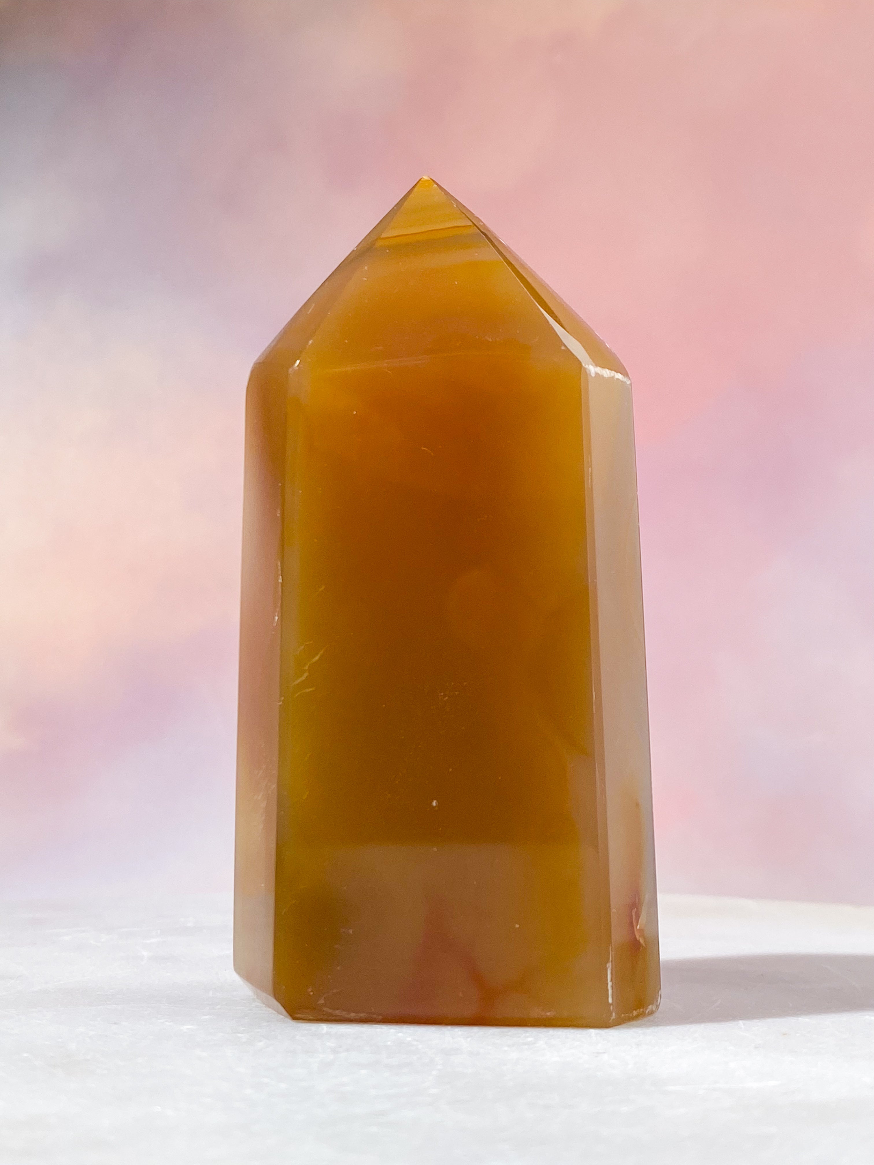 Druzy Agat Tårn (Nr. 29)