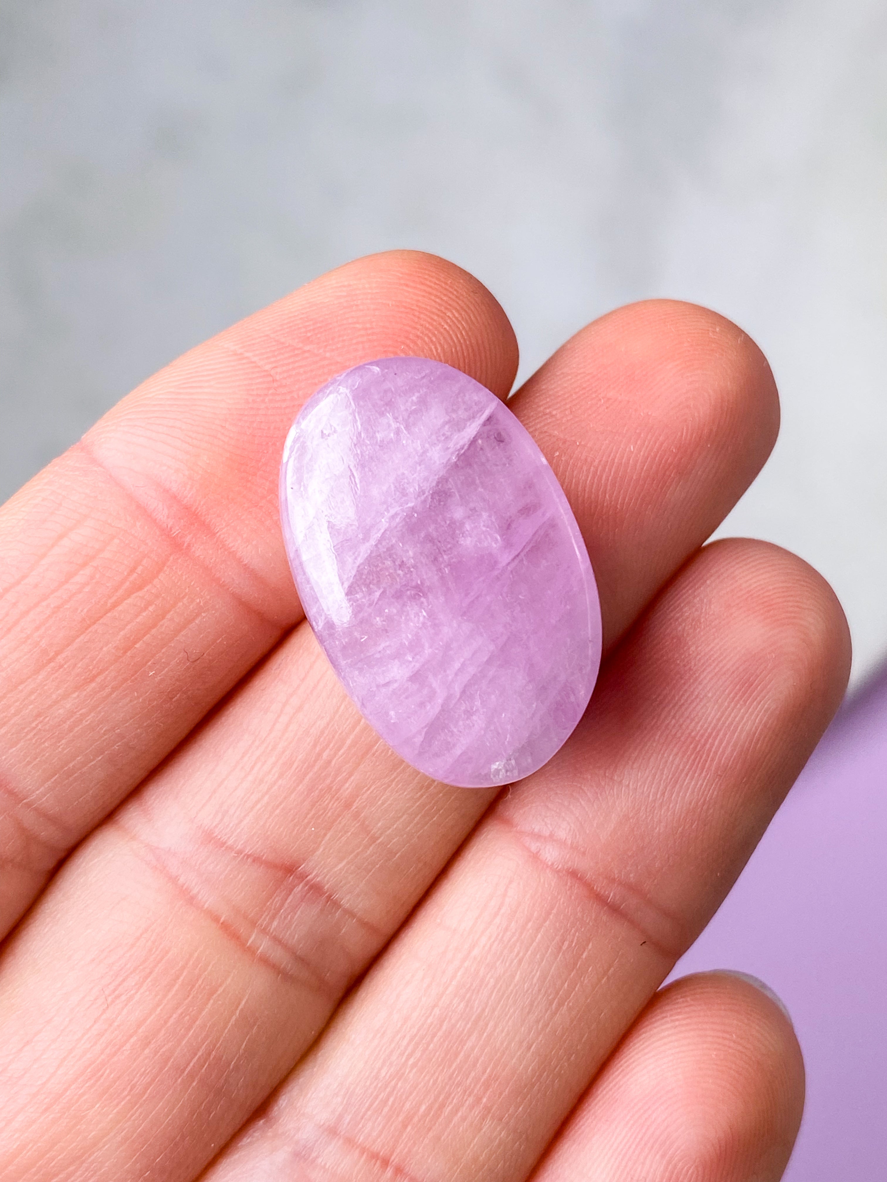 Kunzit Poleret (Nr. 4) Eksklusiv Kvalitet