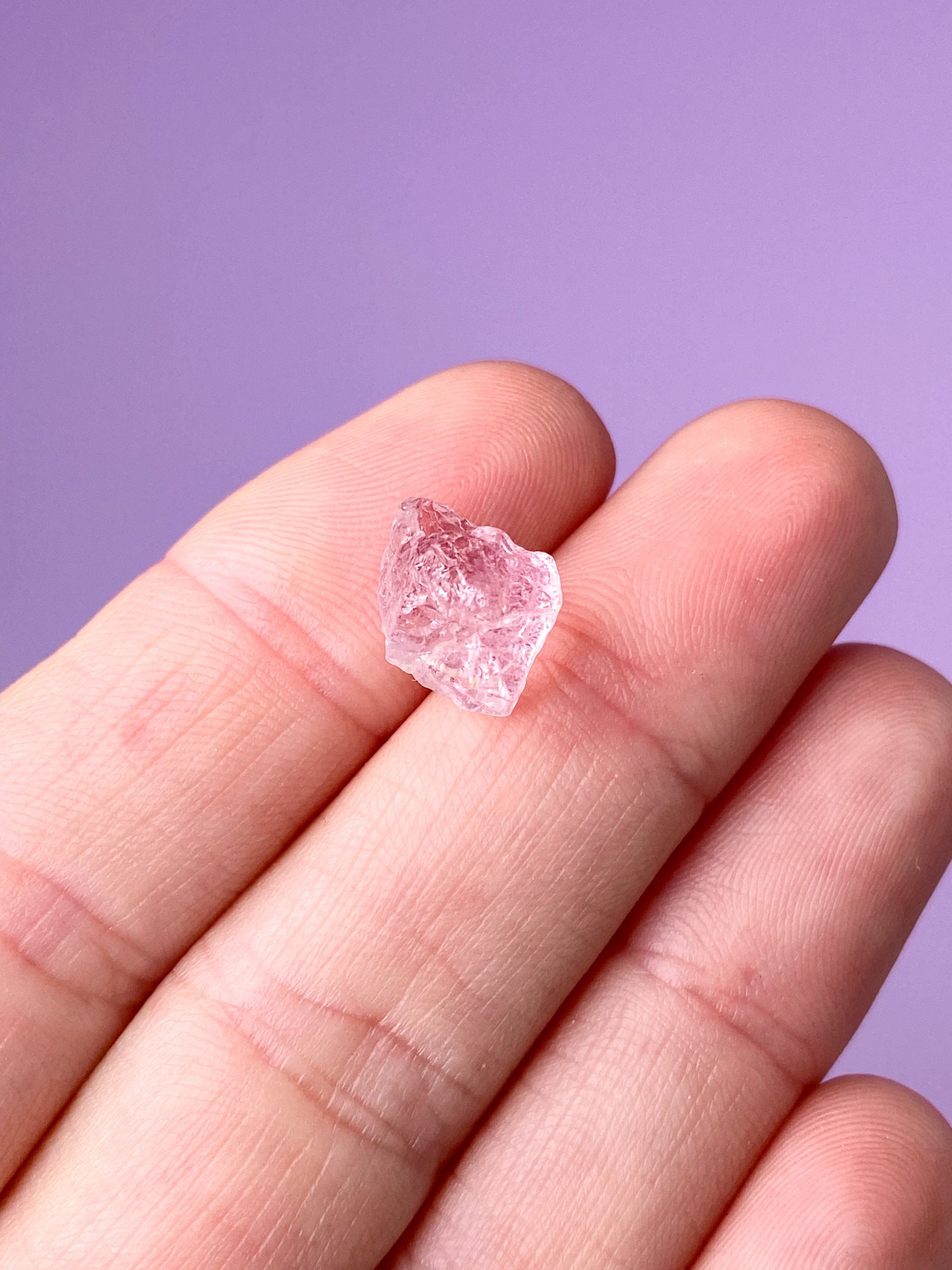 Pink Turmalin Rå (Nr. 17) Eksklusiv Kvalitet