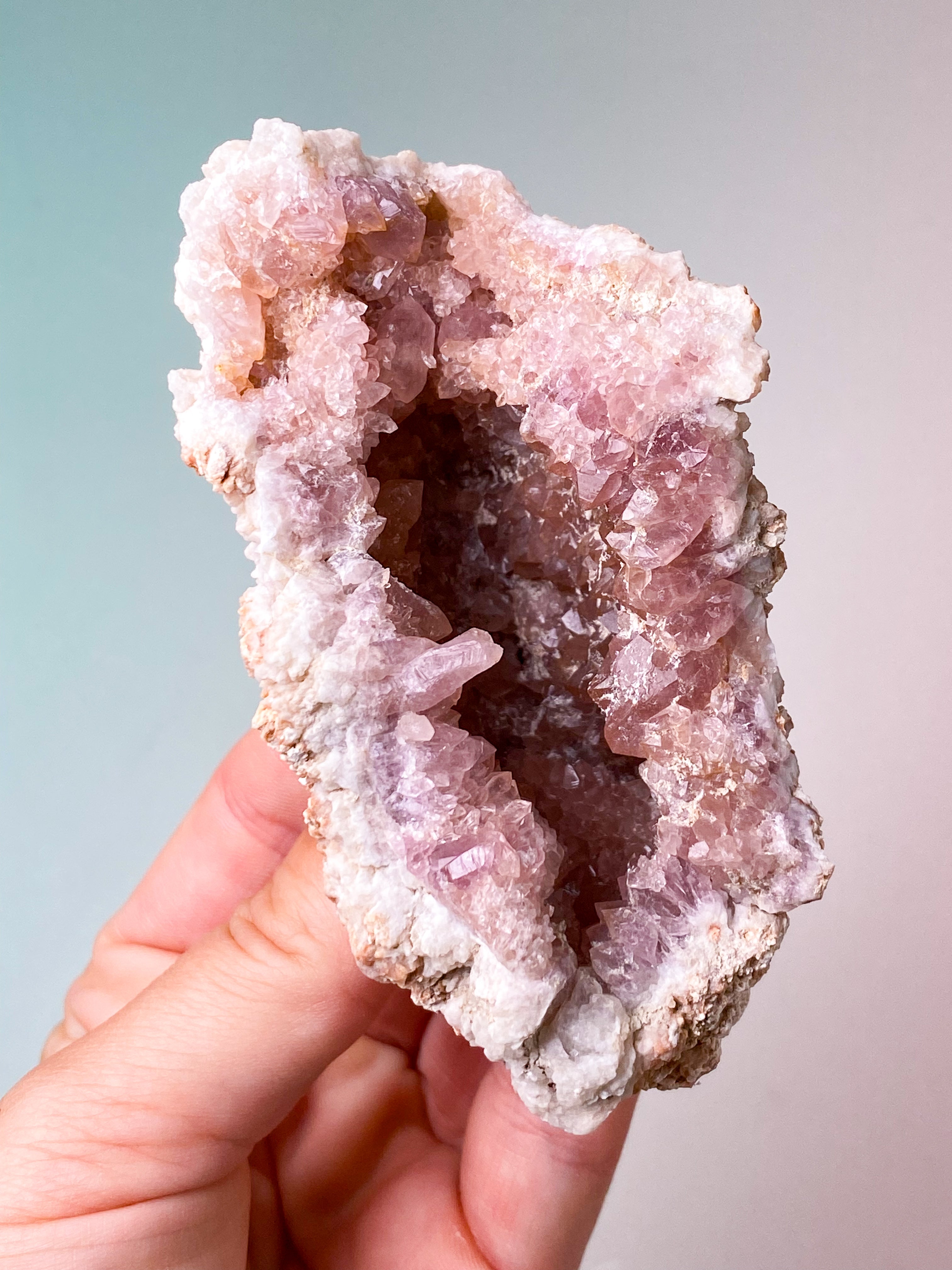 Pink Ametyst Geode (Nr. 12)