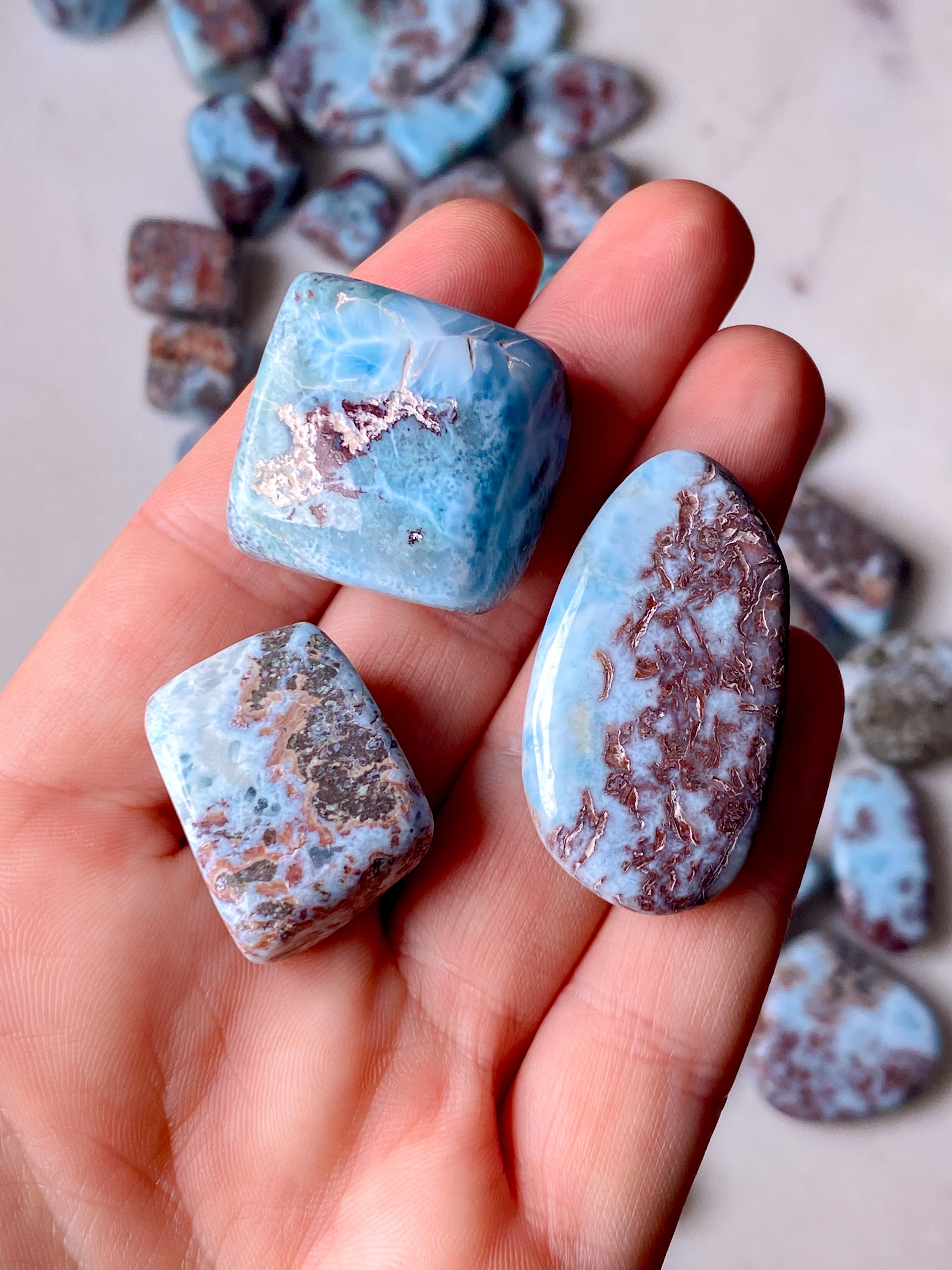 Larimar Poleret - B-Kvalitet