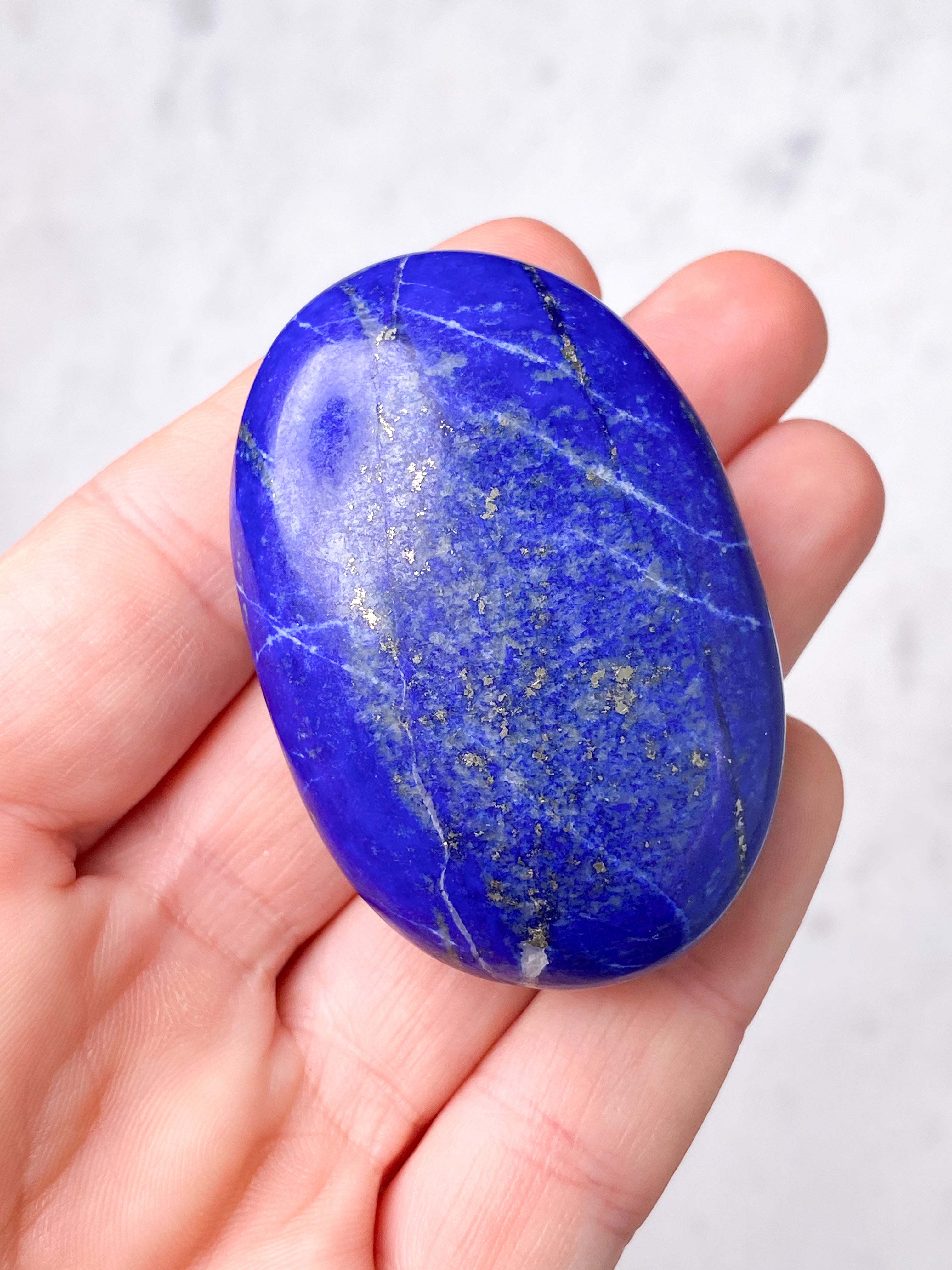 Lapis Lazuli Palmstone (Nr. 25)