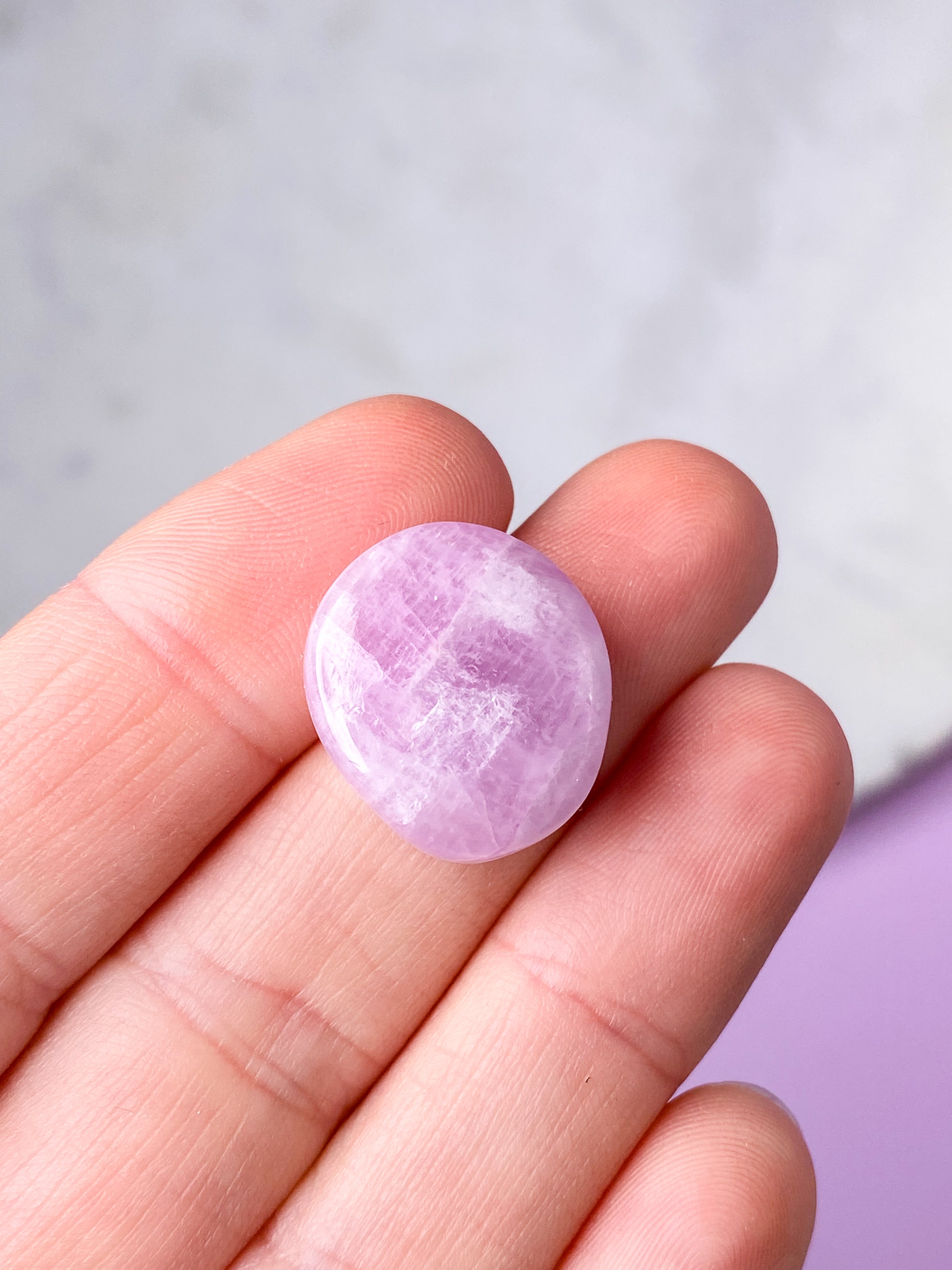 Kunzit Poleret (Nr. 7) Eksklusiv Kvalitet