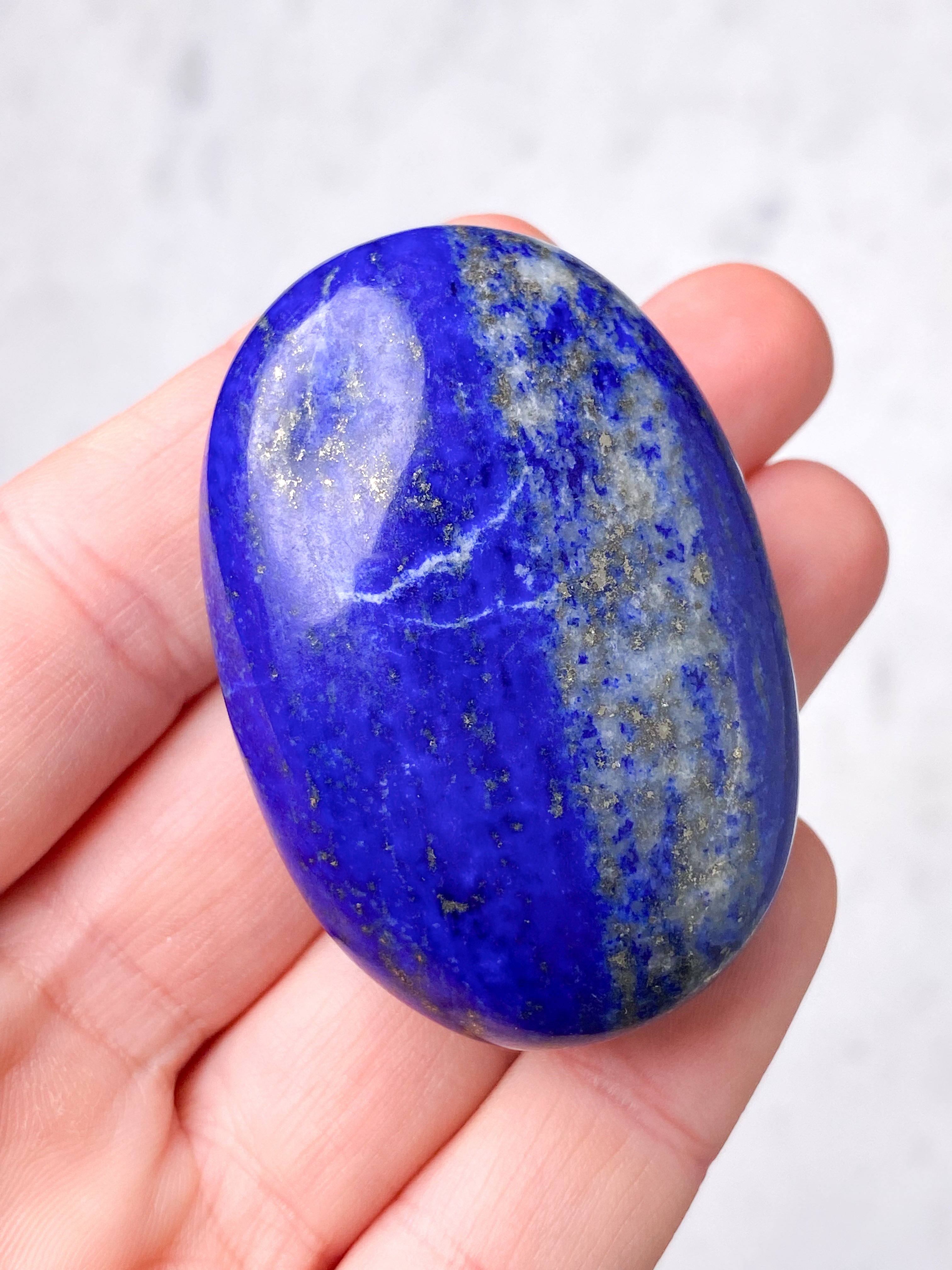 Lapis Lazuli Palmstone (Nr. 30)