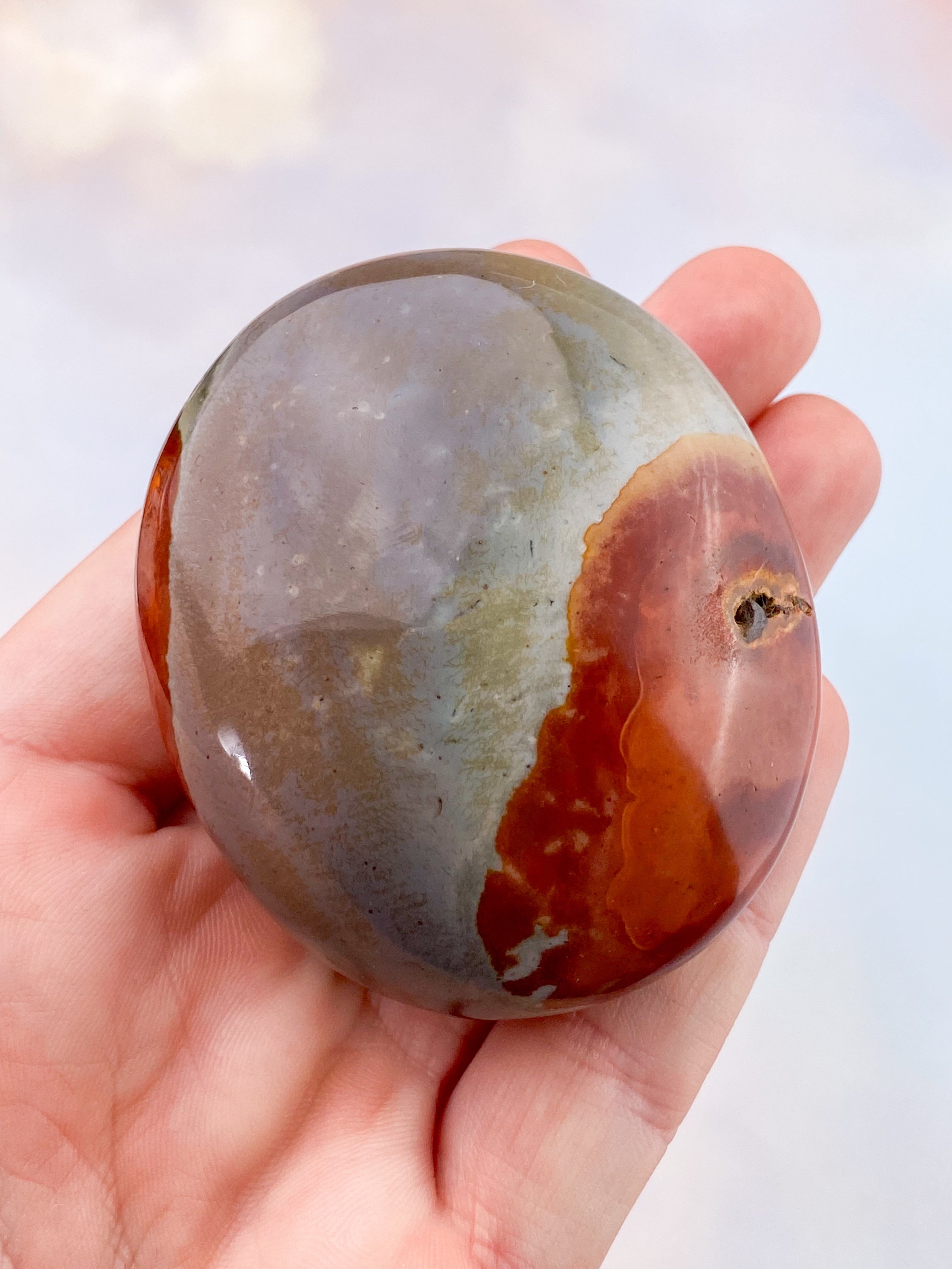 Polychrom Jasper Palm Stone (nr 12)