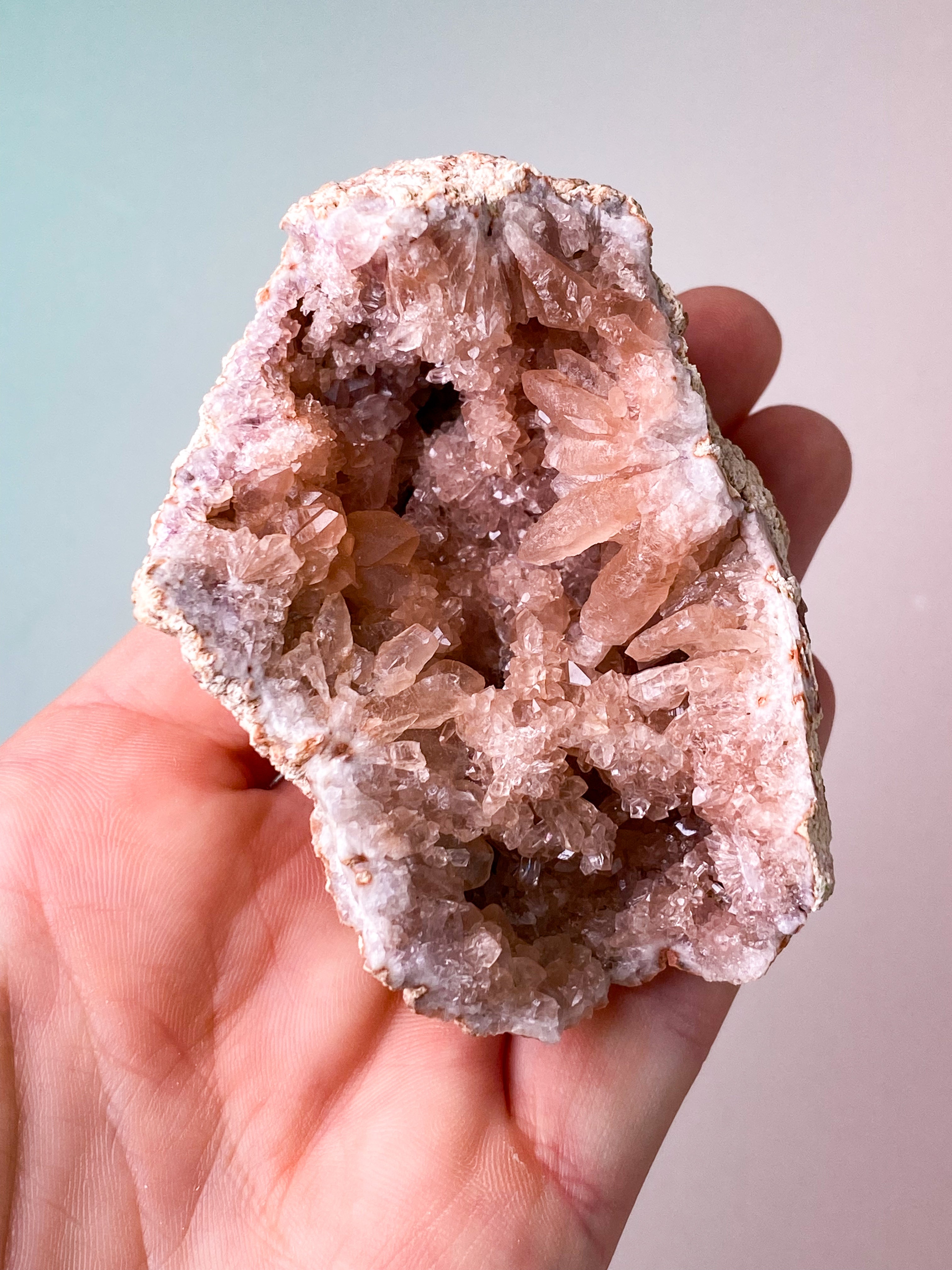 Pink Ametyst Geode (Nr. 17)