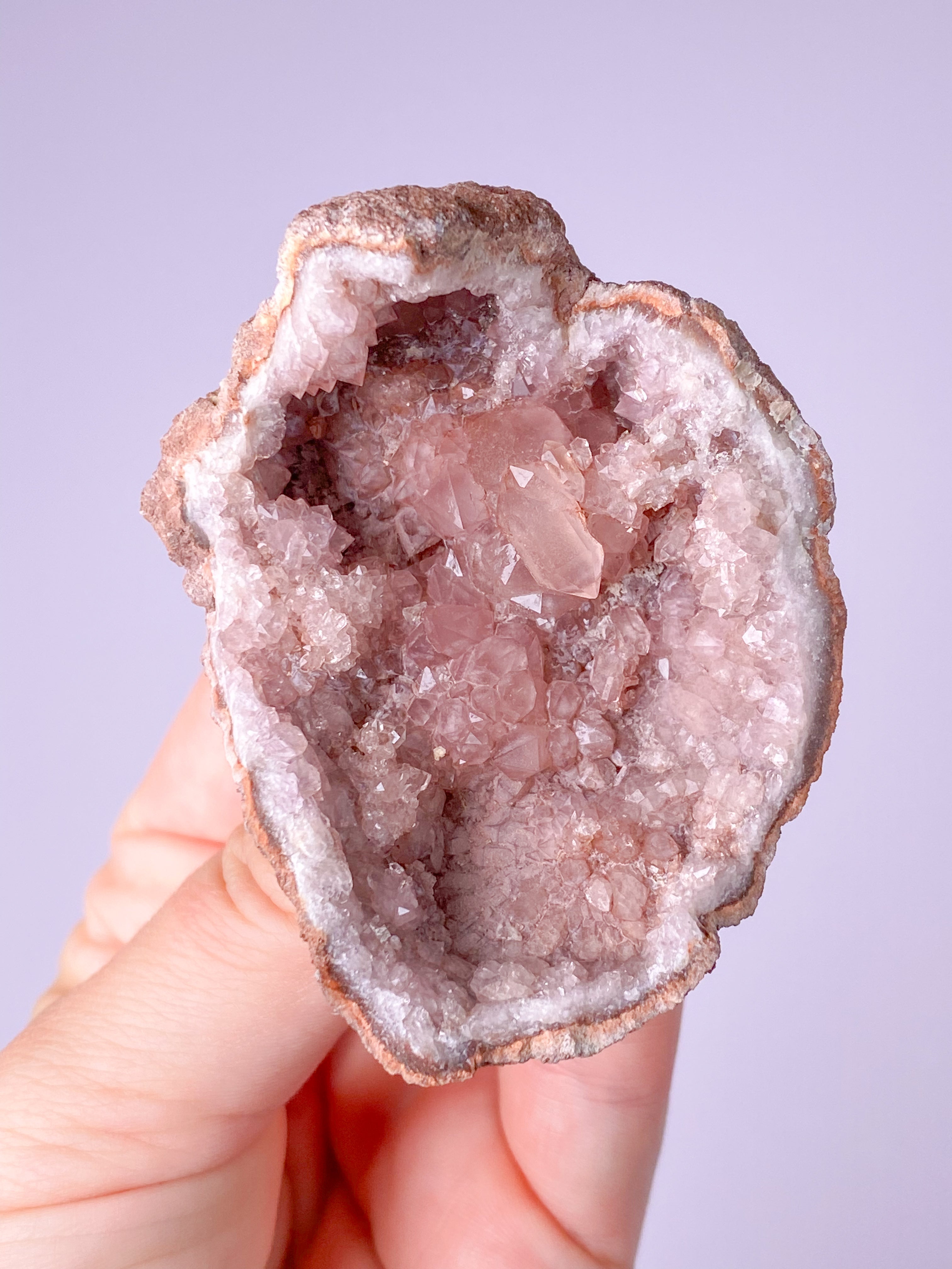 Pink Ametyst Geode (Nr. 1)