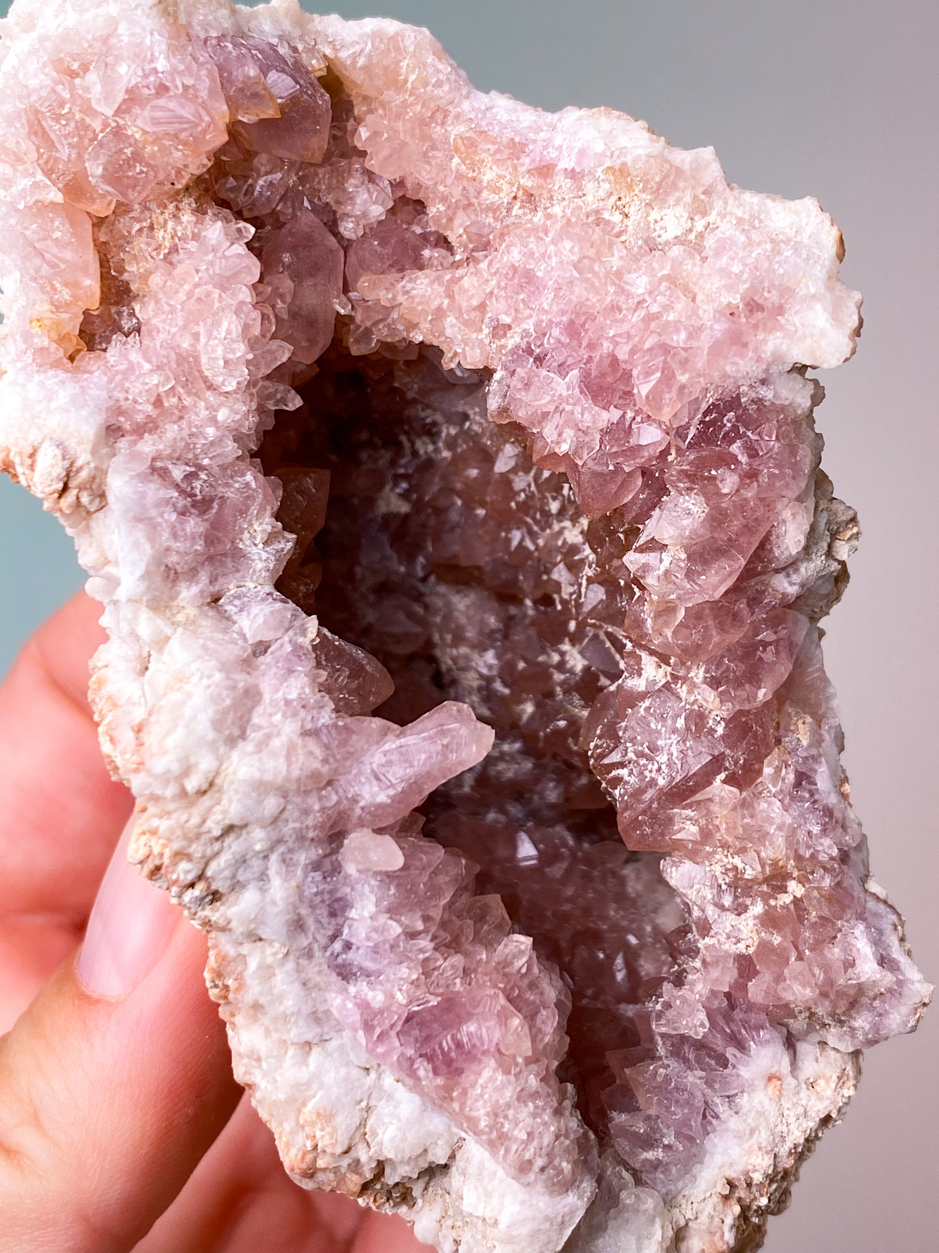 Pink Ametyst Geode (Nr. 12)