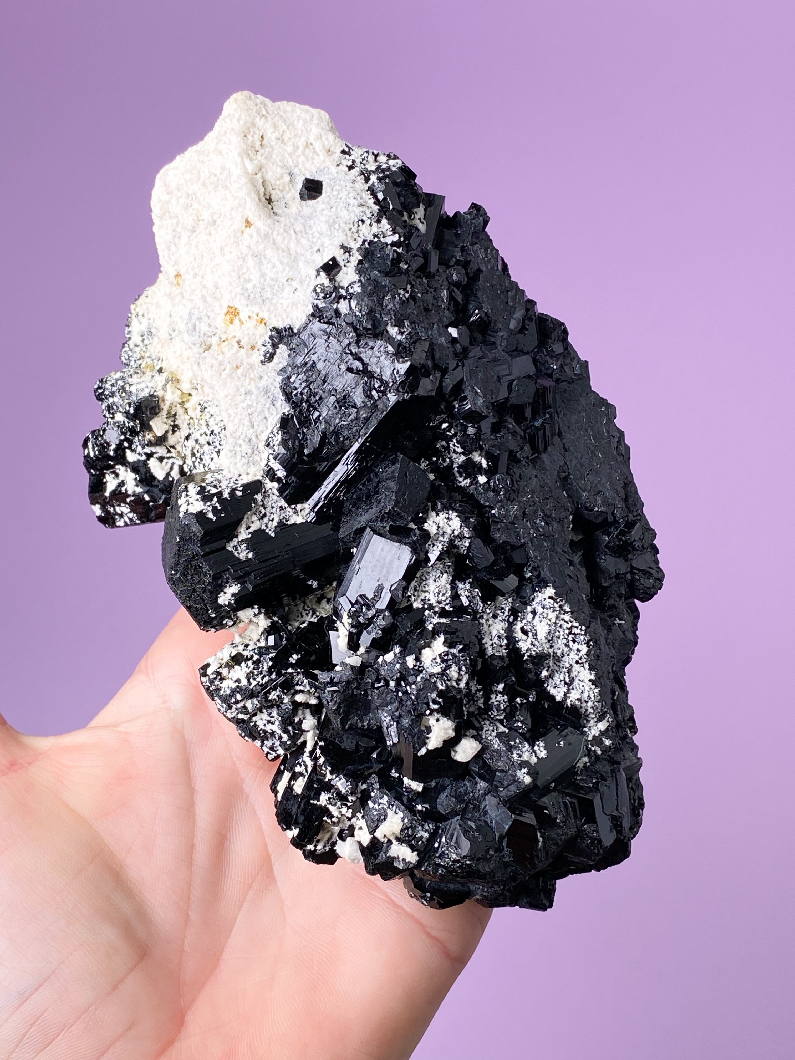 Sort Turmalin Klynge (Nr. 1)