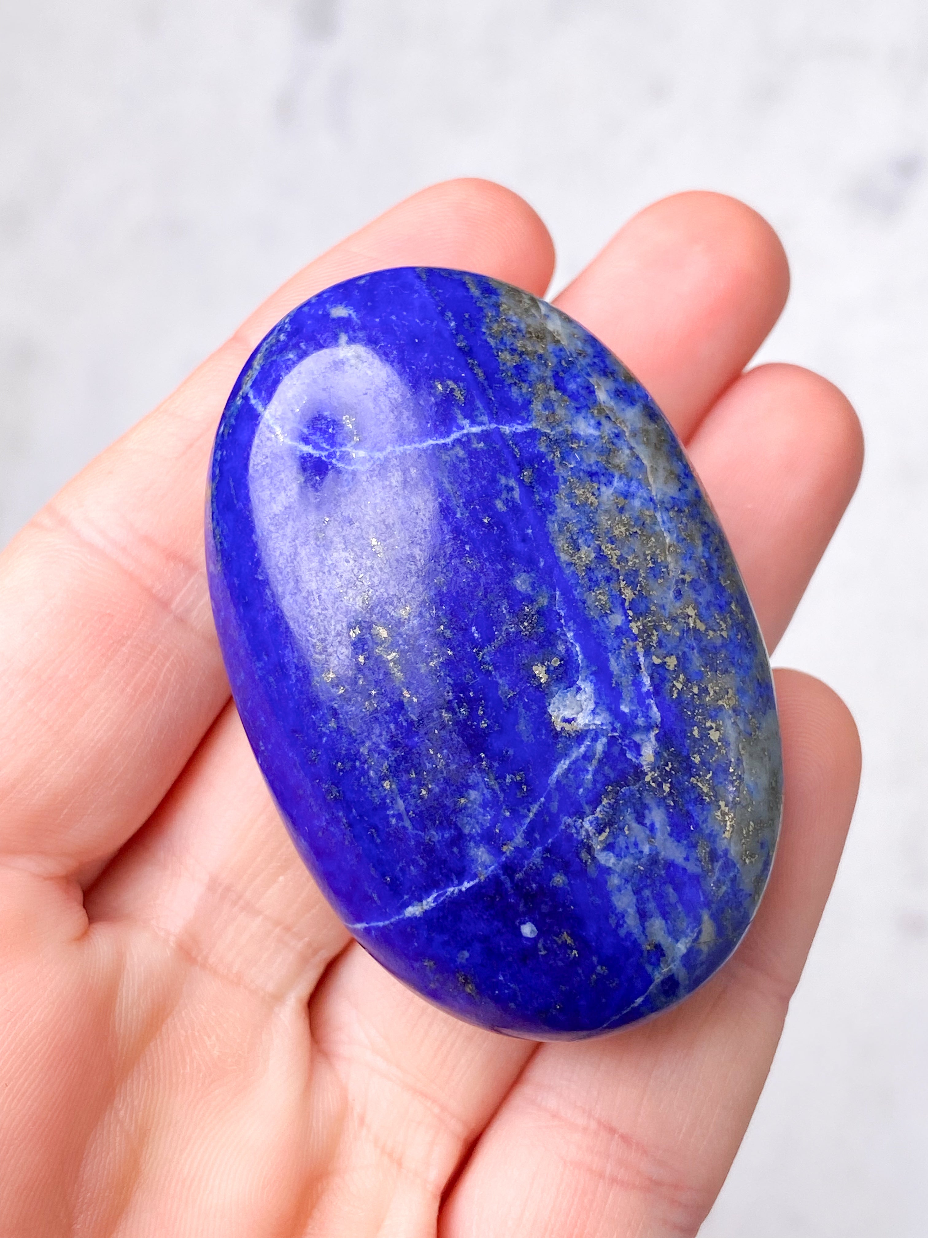 Lapis Lazuli Palmstone (Nr. 23)