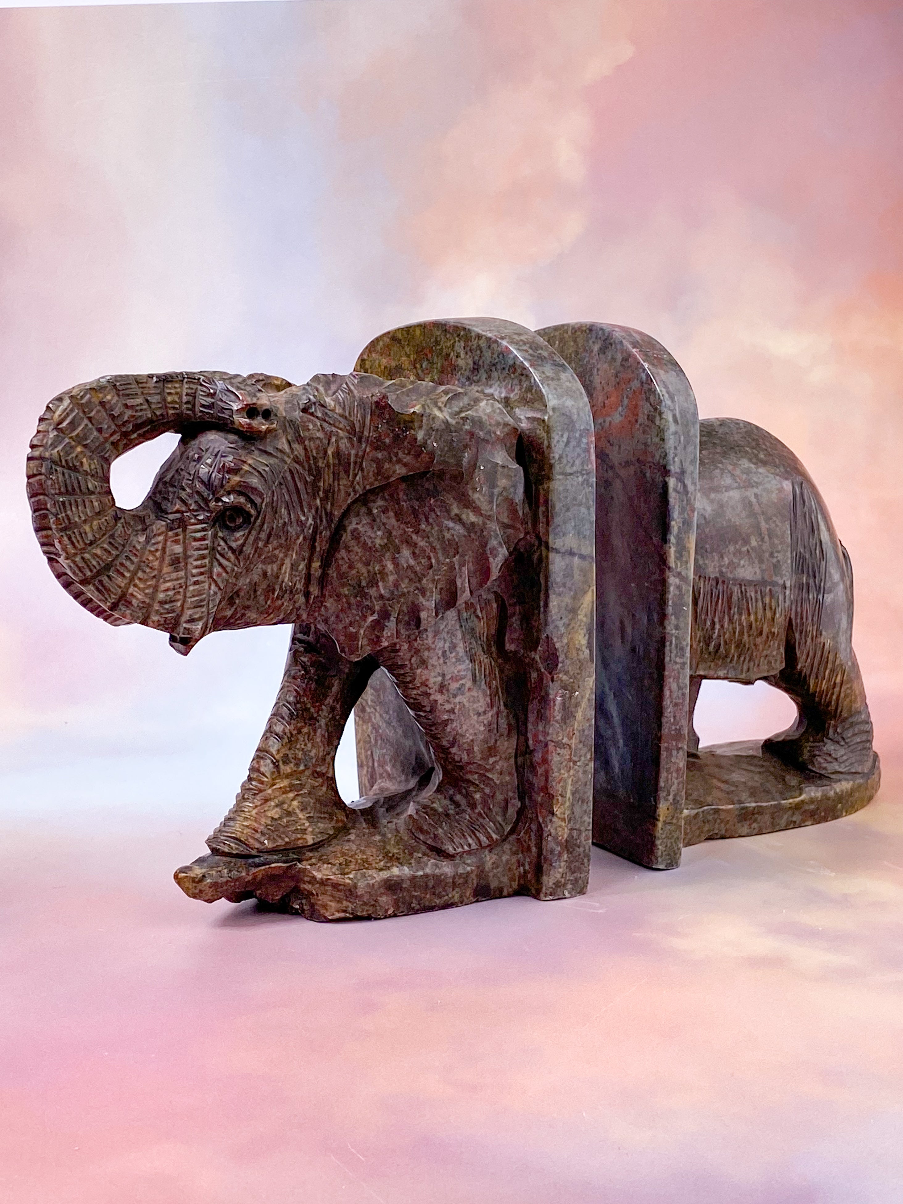 Elefant Sæbesten Bogstøtte sæt (Nr. 1)