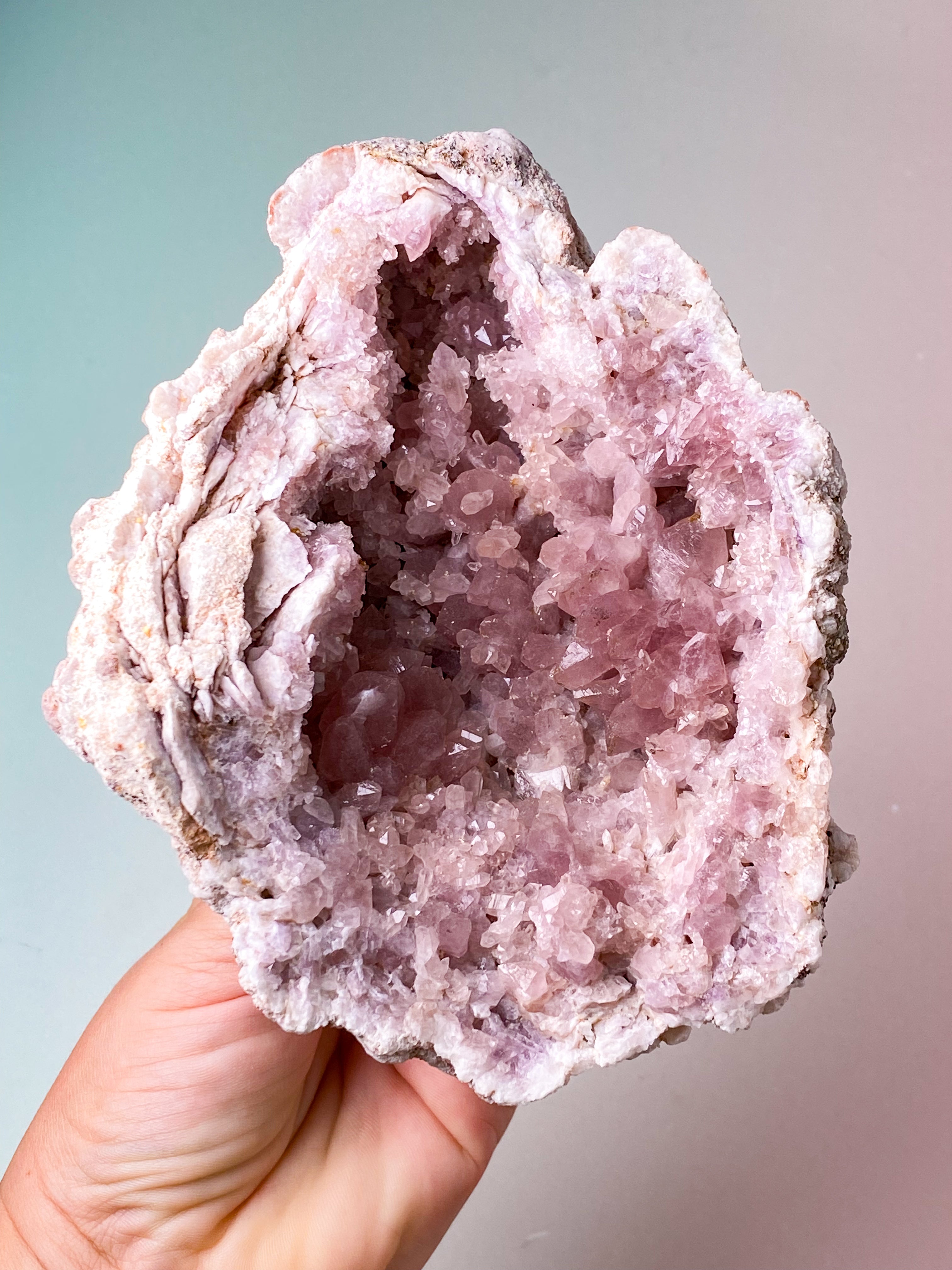 Pink Ametyst Geode - Stor (Nr. 29)