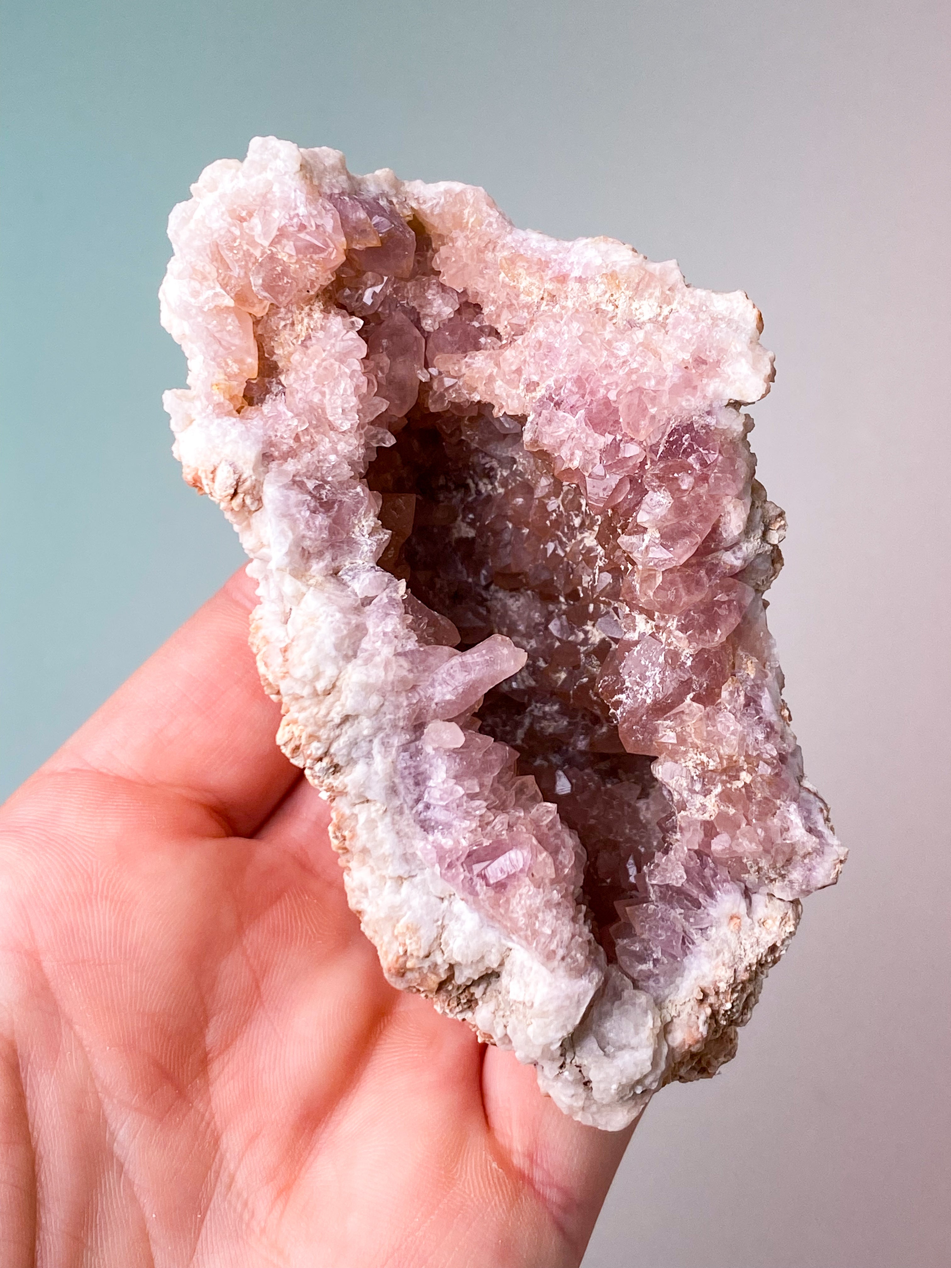 Pink Ametyst Geode (Nr. 12)