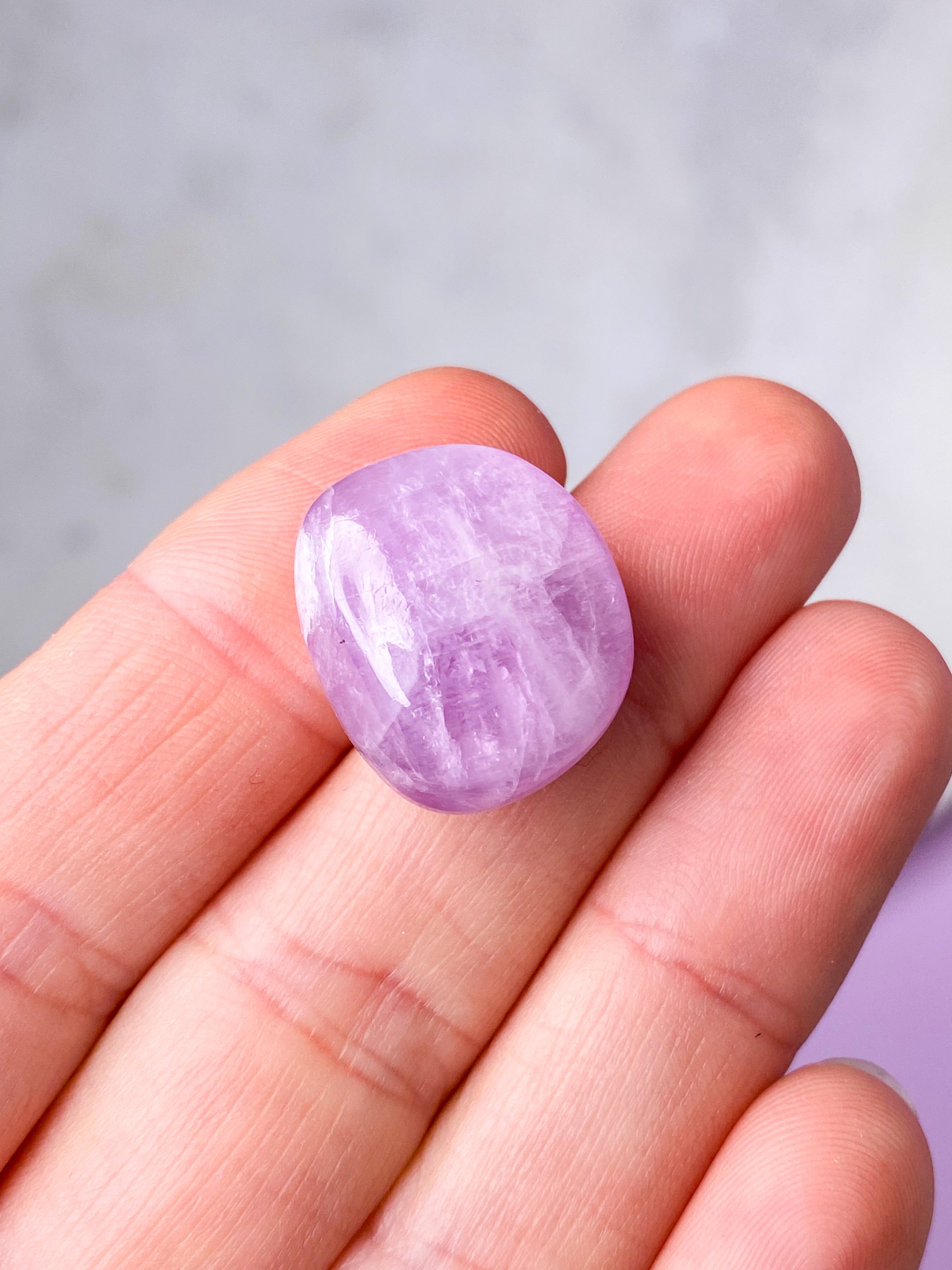 Kunzit Poleret (Nr. 3) Eksklusiv Kvalitet