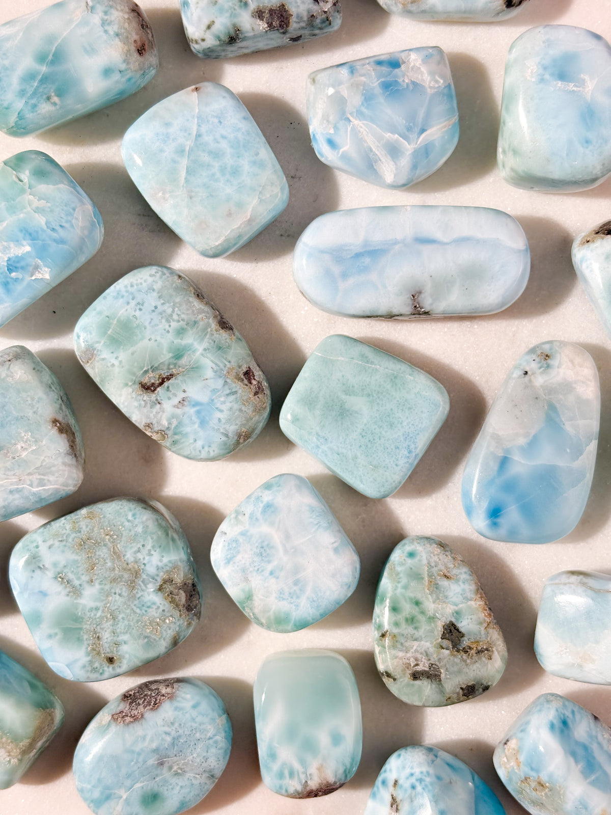 Larimar Pocket Stone - Exclusive Quality