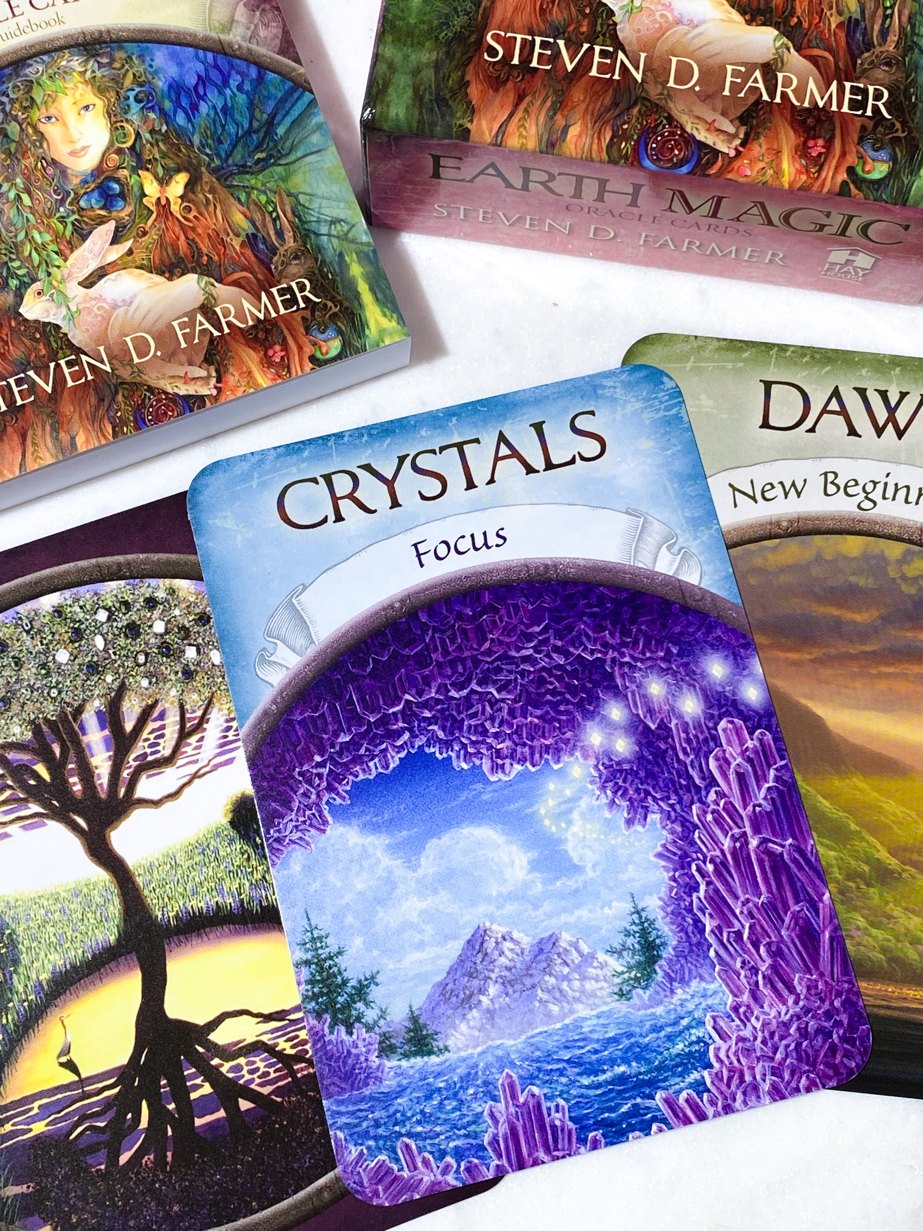 Earth Magic Oracle ''Orakelkort'' af Steven D. Farmer