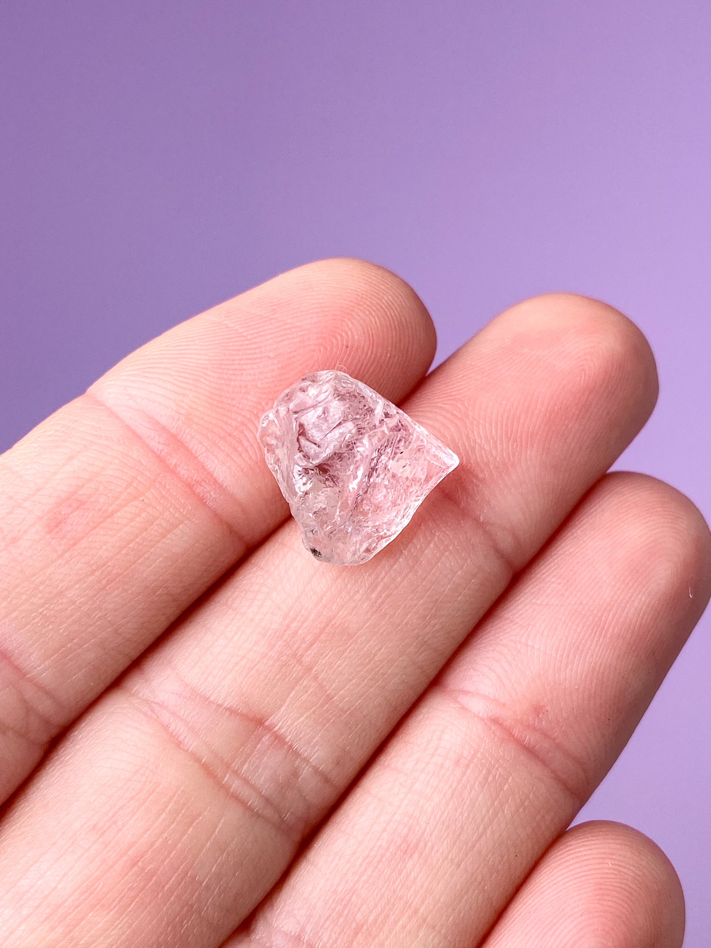 Pink Turmalin Rå (Nr. 14) Eksklusiv Kvalitet