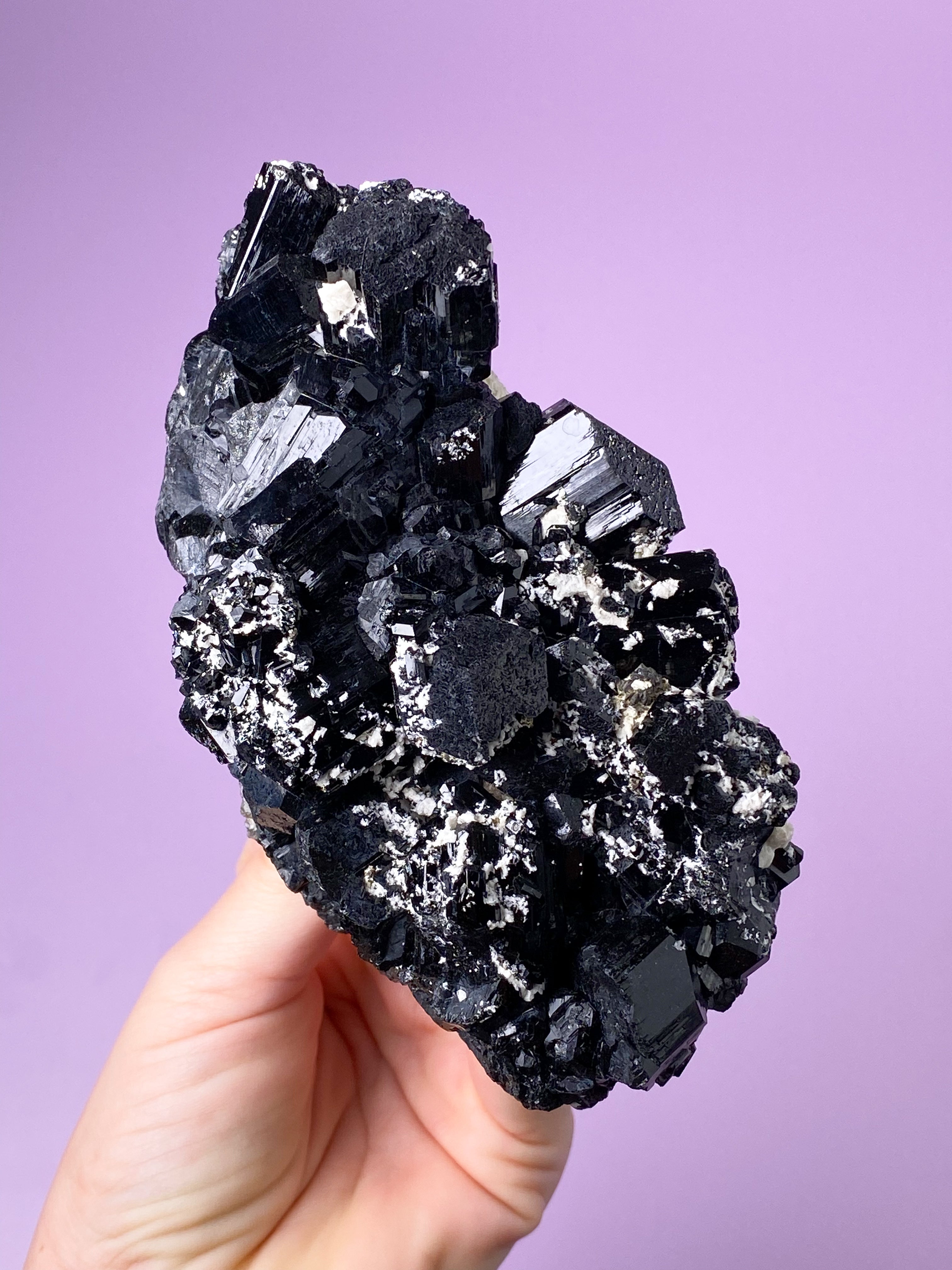 Sort Turmalin Klynge (Nr. 1)