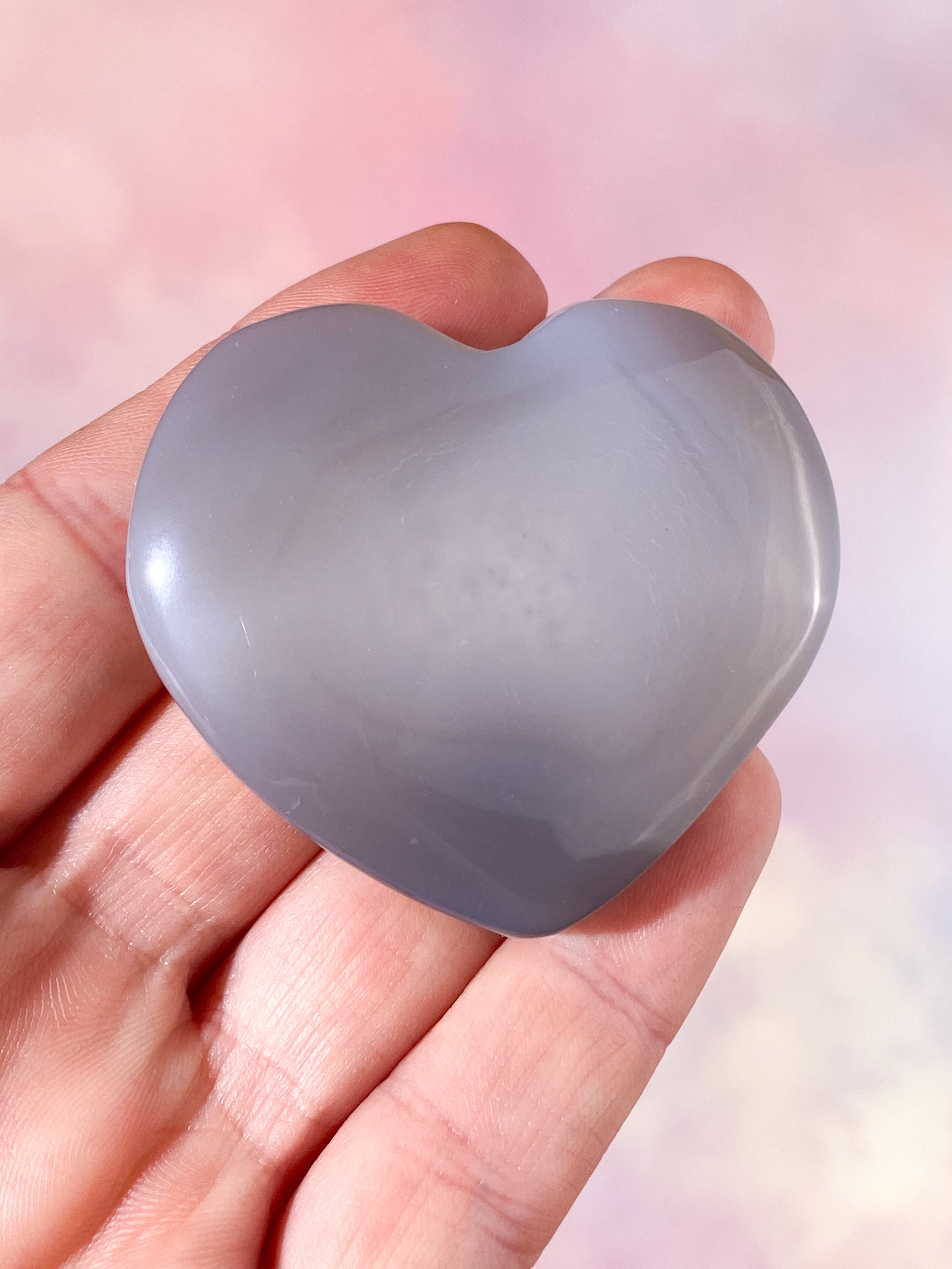 Druzy Agat Hjerte (Nr. 6)