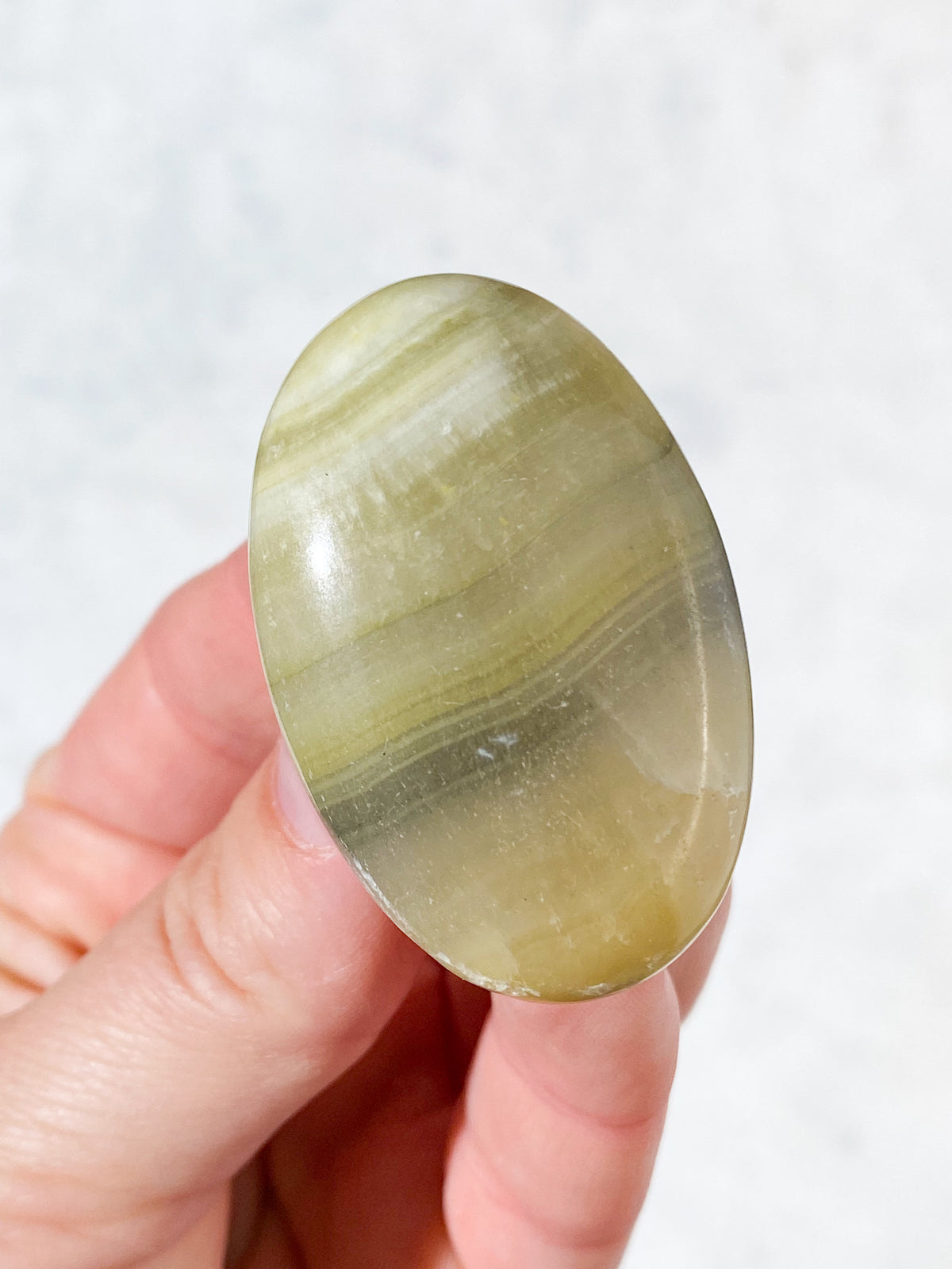 Bumble Bee Calcit Palmstone (Nr. 18)
