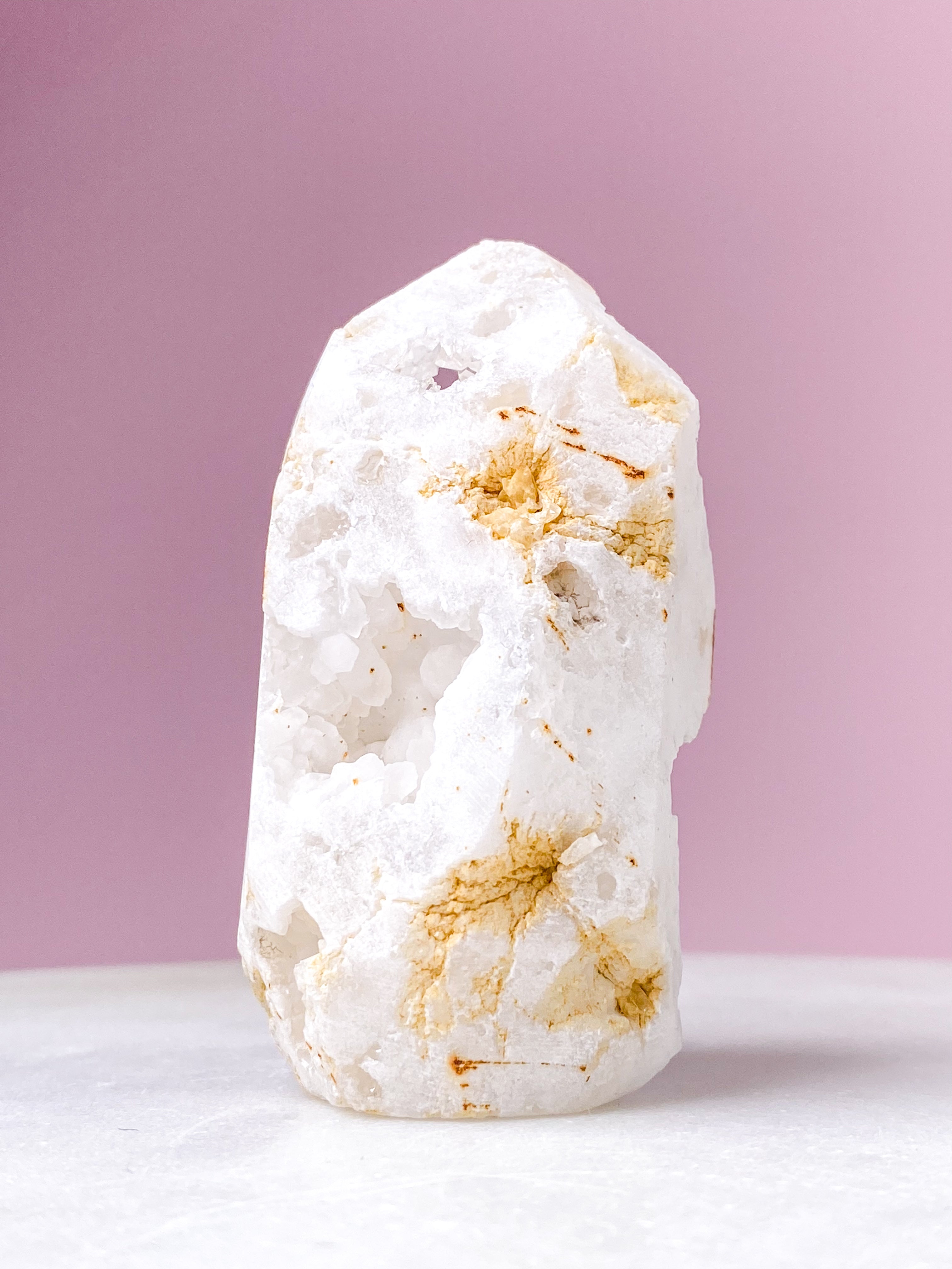 Rock Crystal Geode Tower (No. 15)