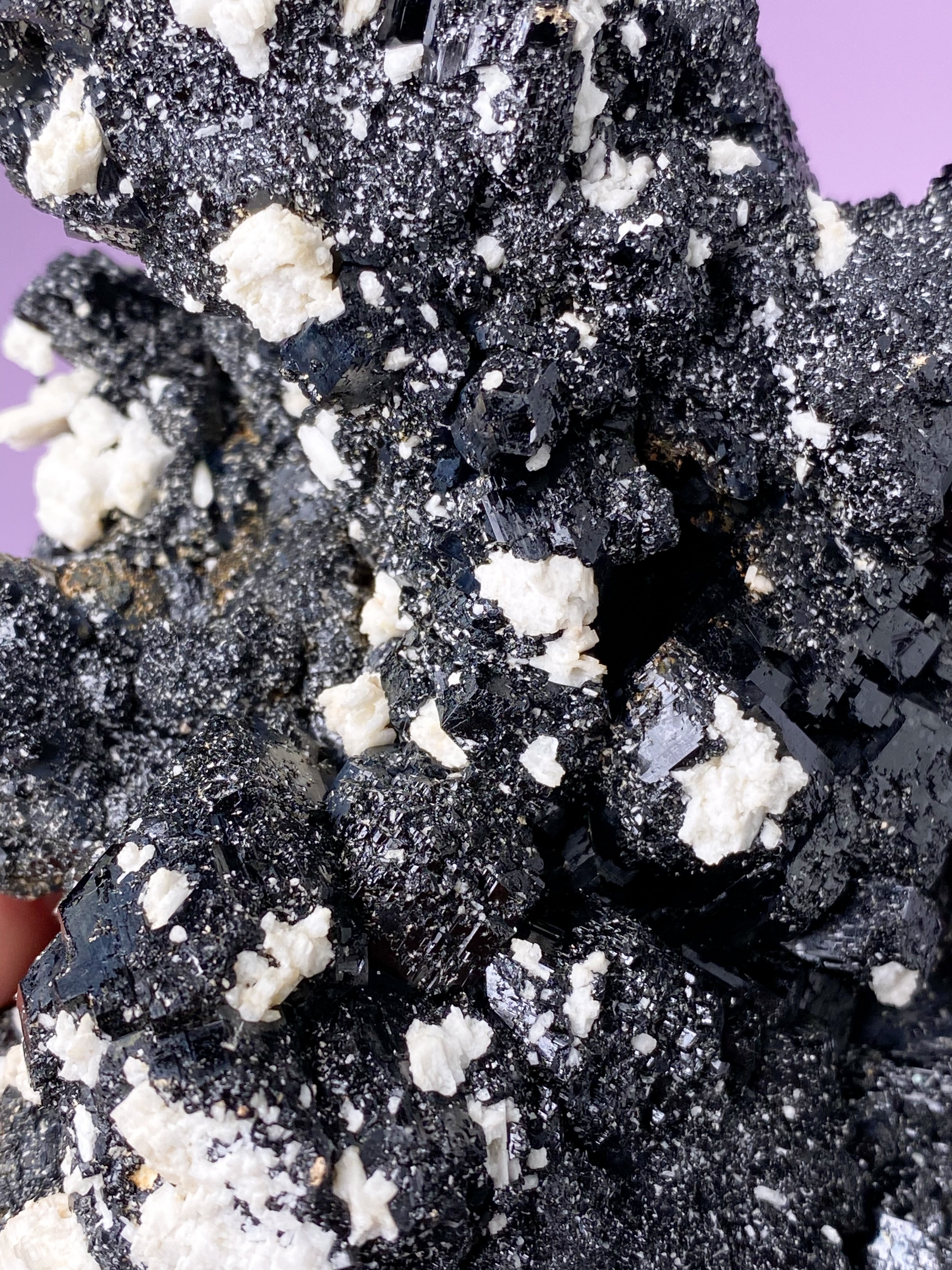 Sort Turmalin Klynge (Nr. 4)