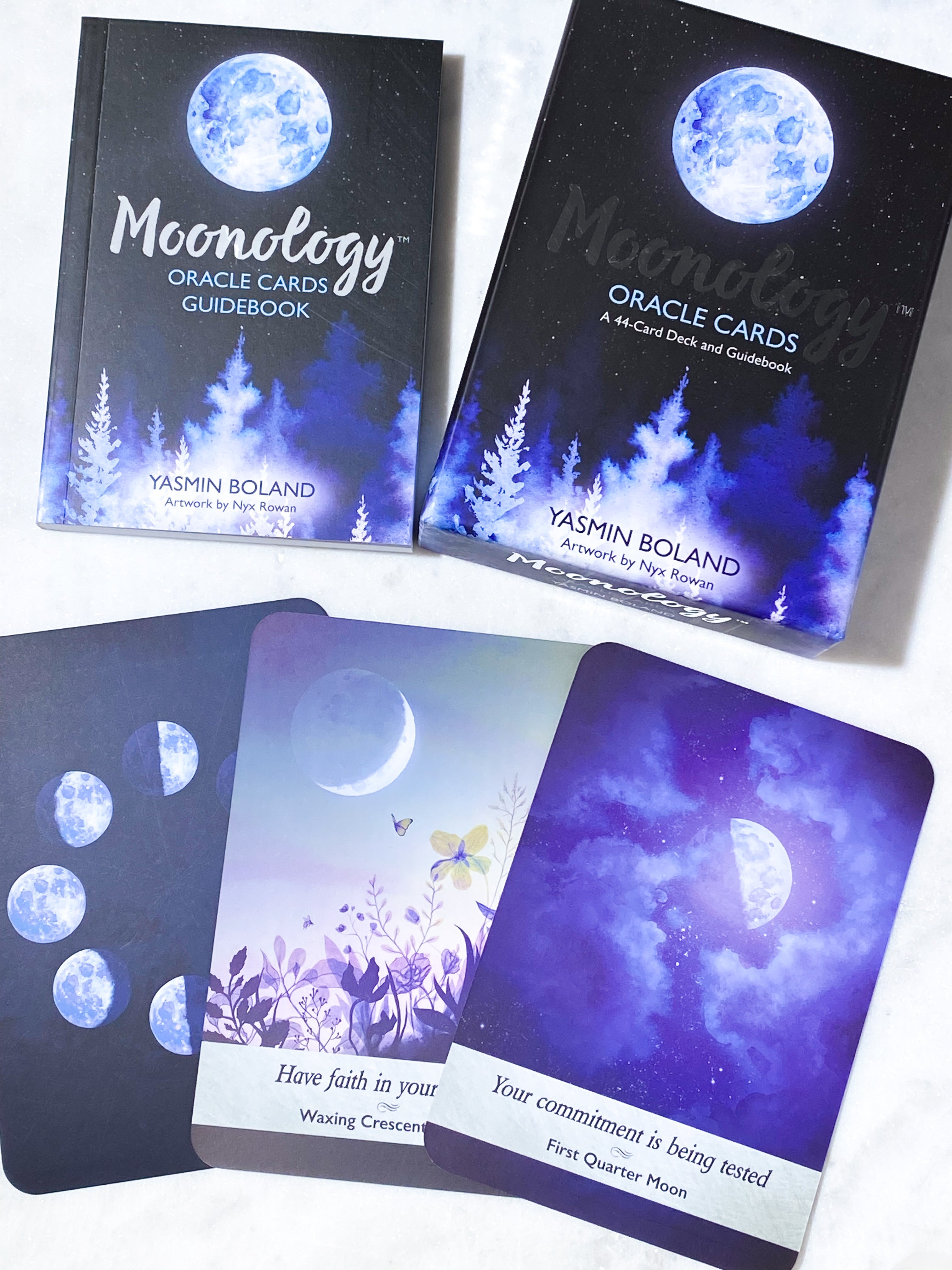 Moonology Oracle "Orakelkort" af Yasmin Boland