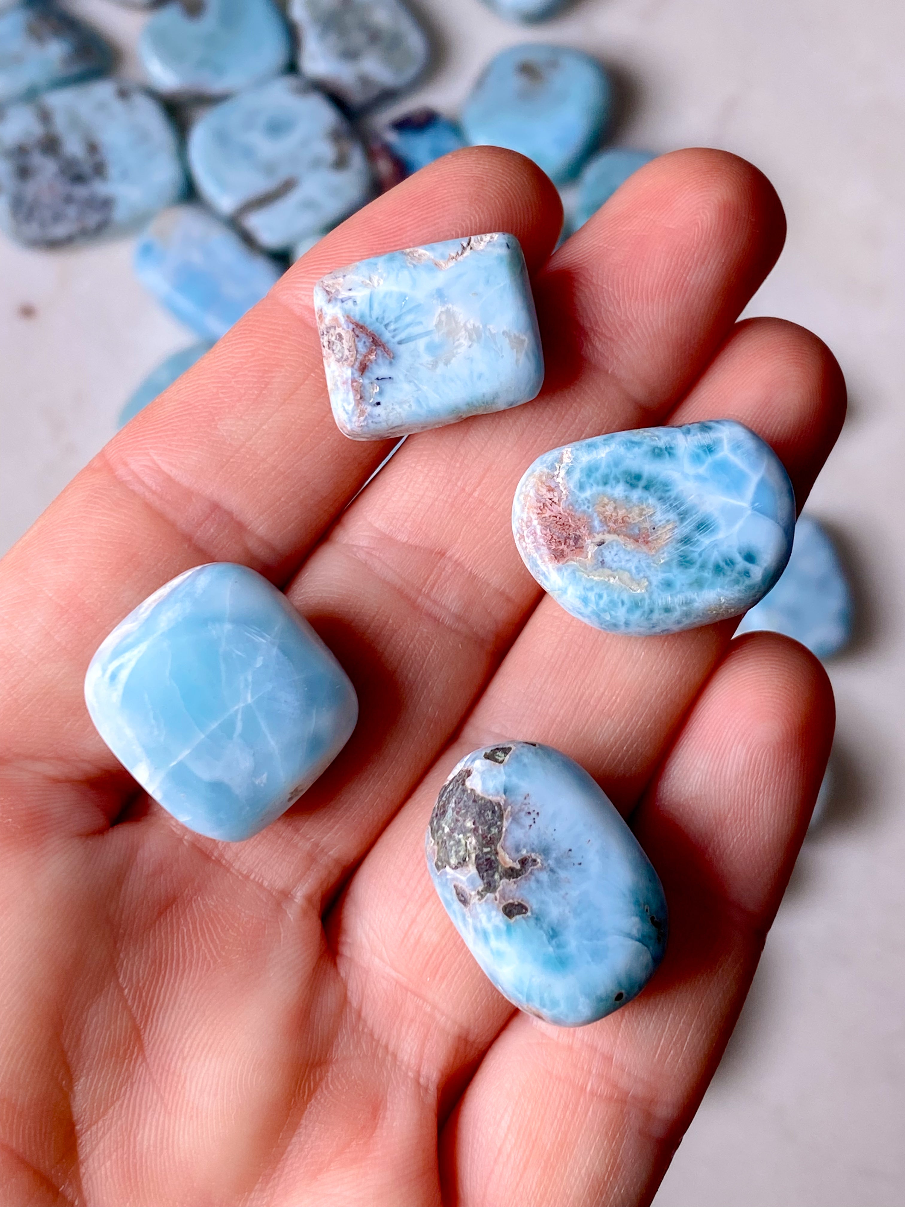 Larimar Poleret - A-Kvalitet