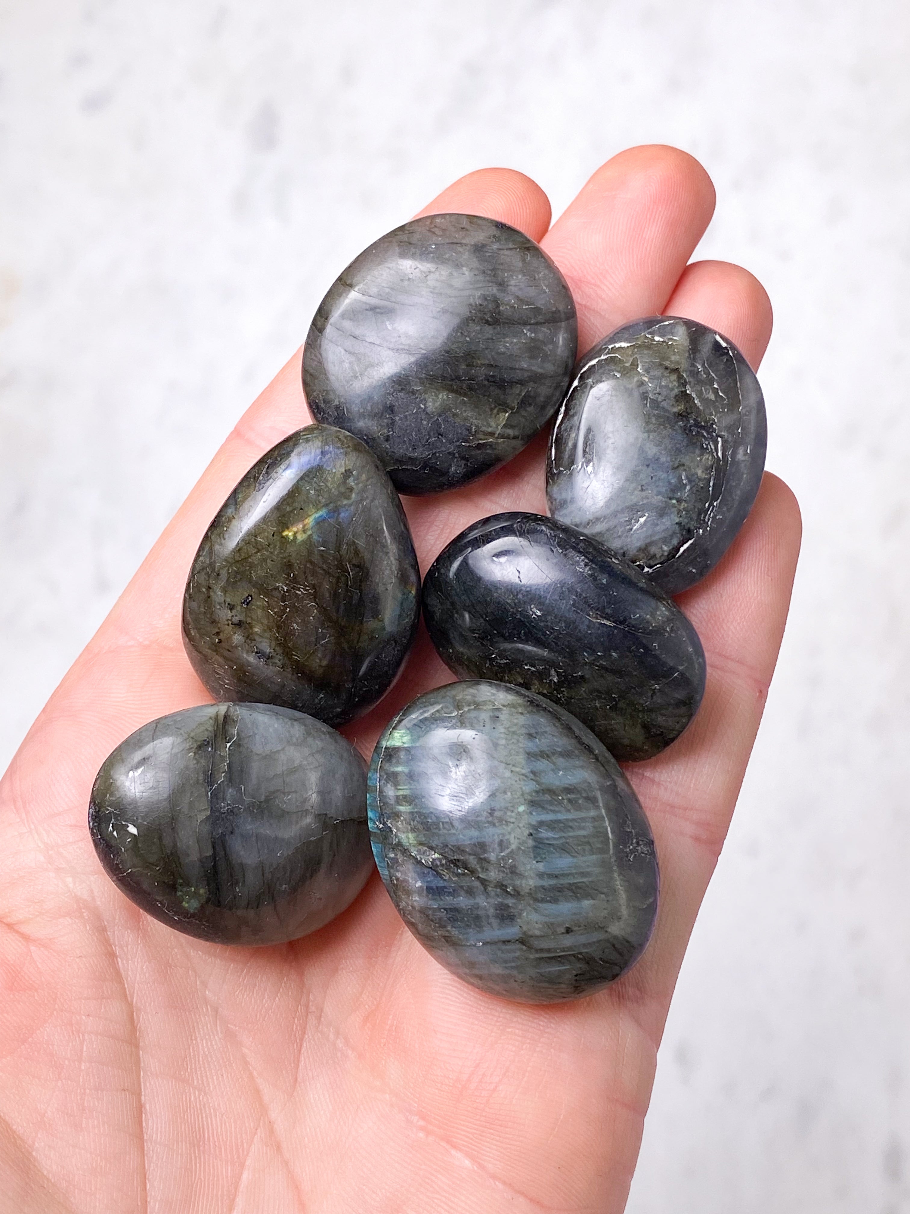 Labradorite Amulet Pocket Stone