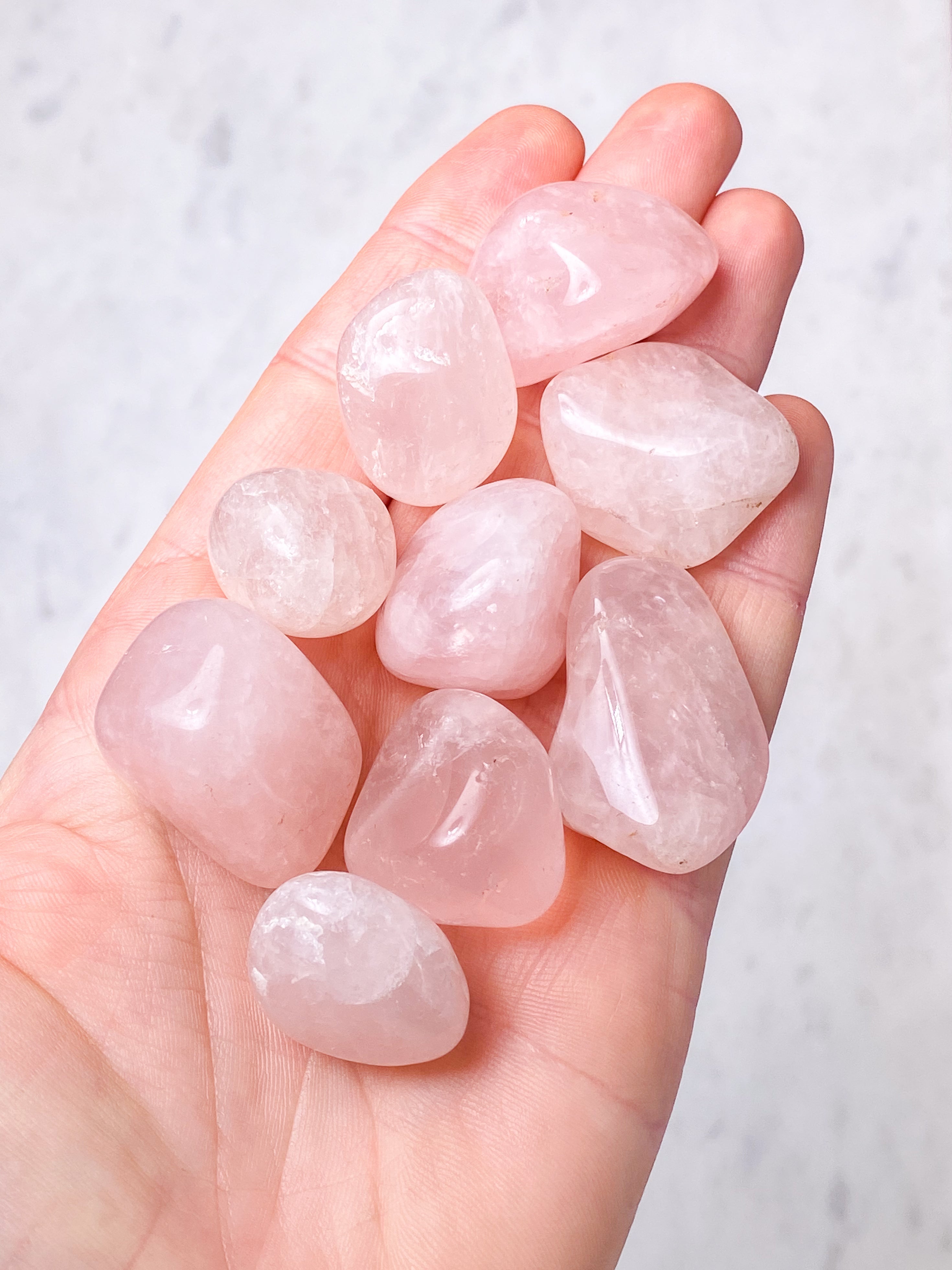 OUTLET - Rosakvarts Lommesten