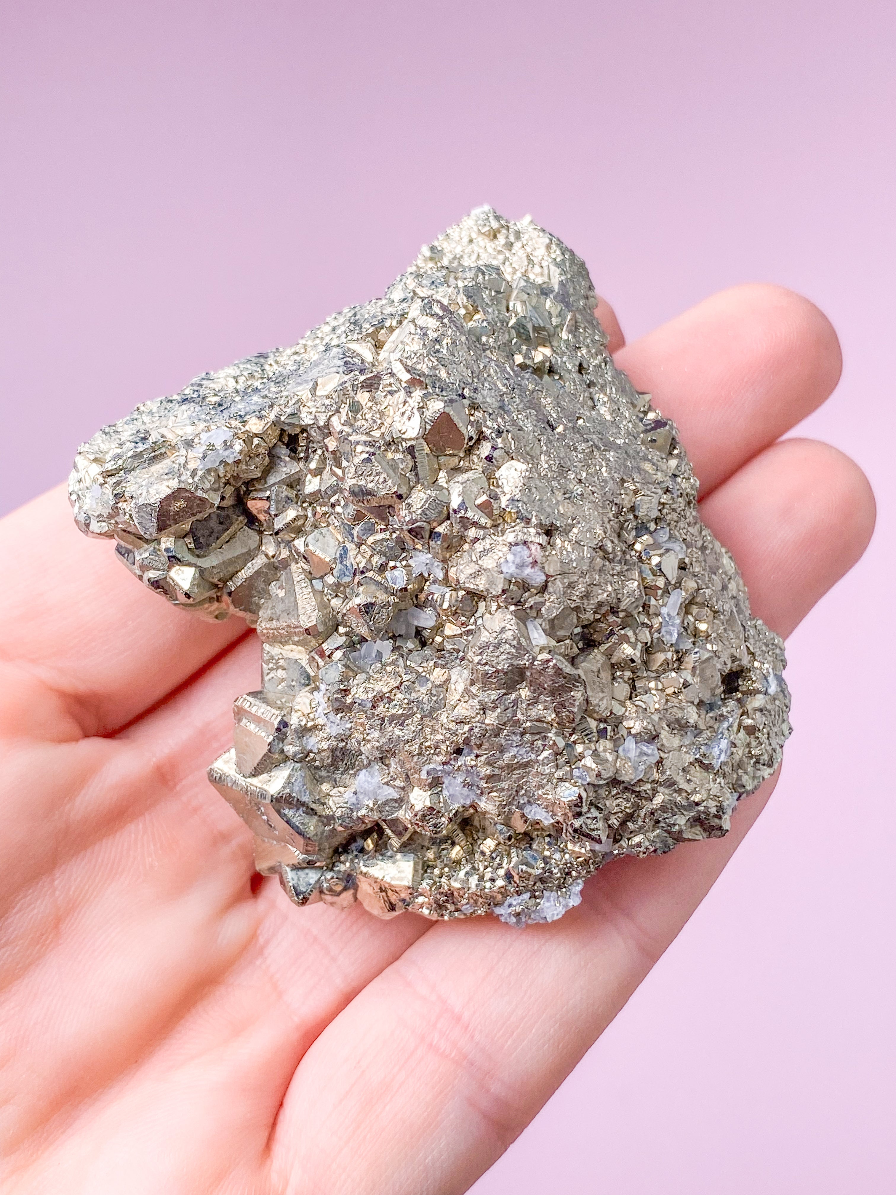 Octahedron Pyrit Klynge (Nr. 6)