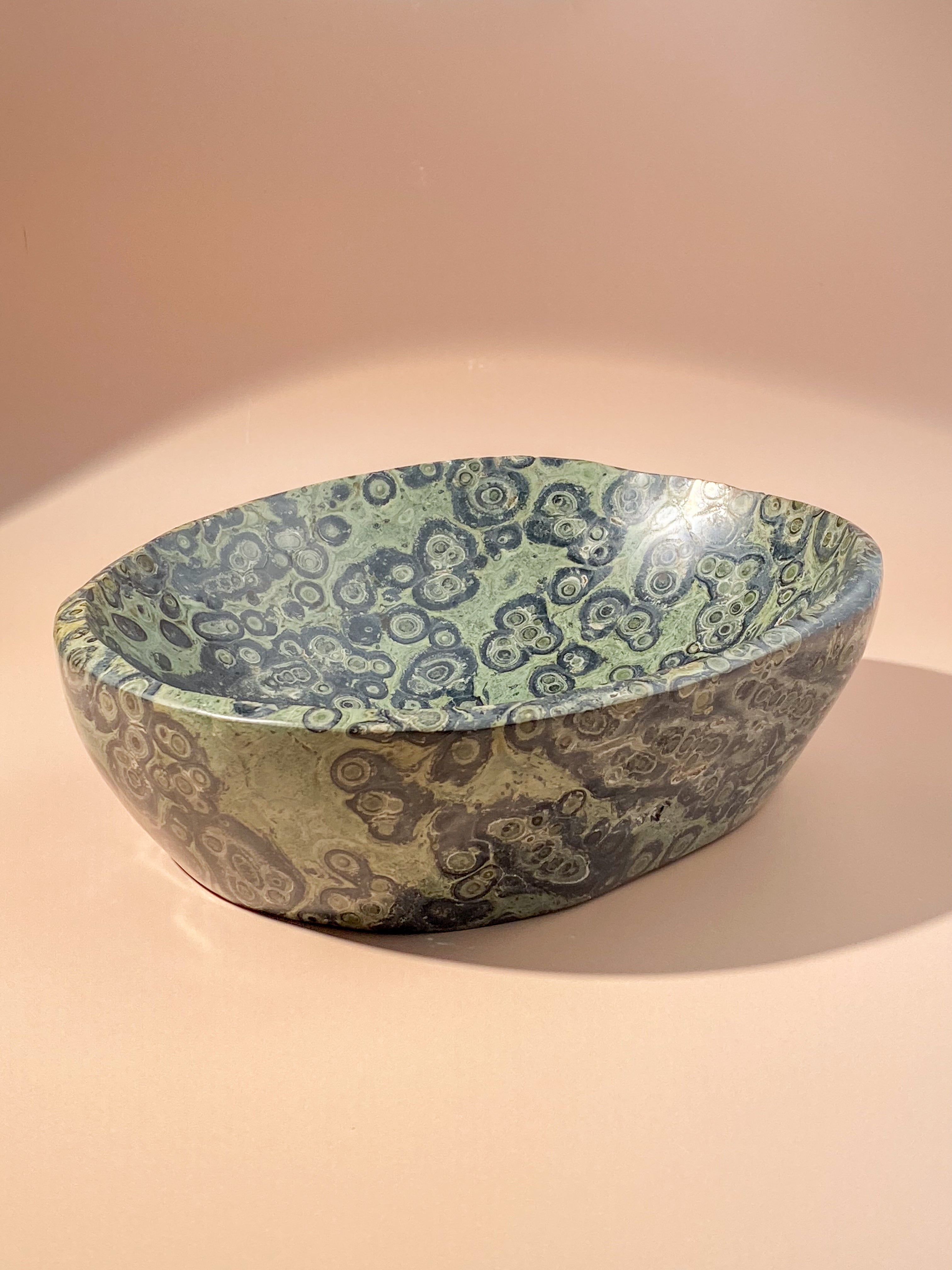 XL Kambaba Jaspis Skål (Nr. 1)