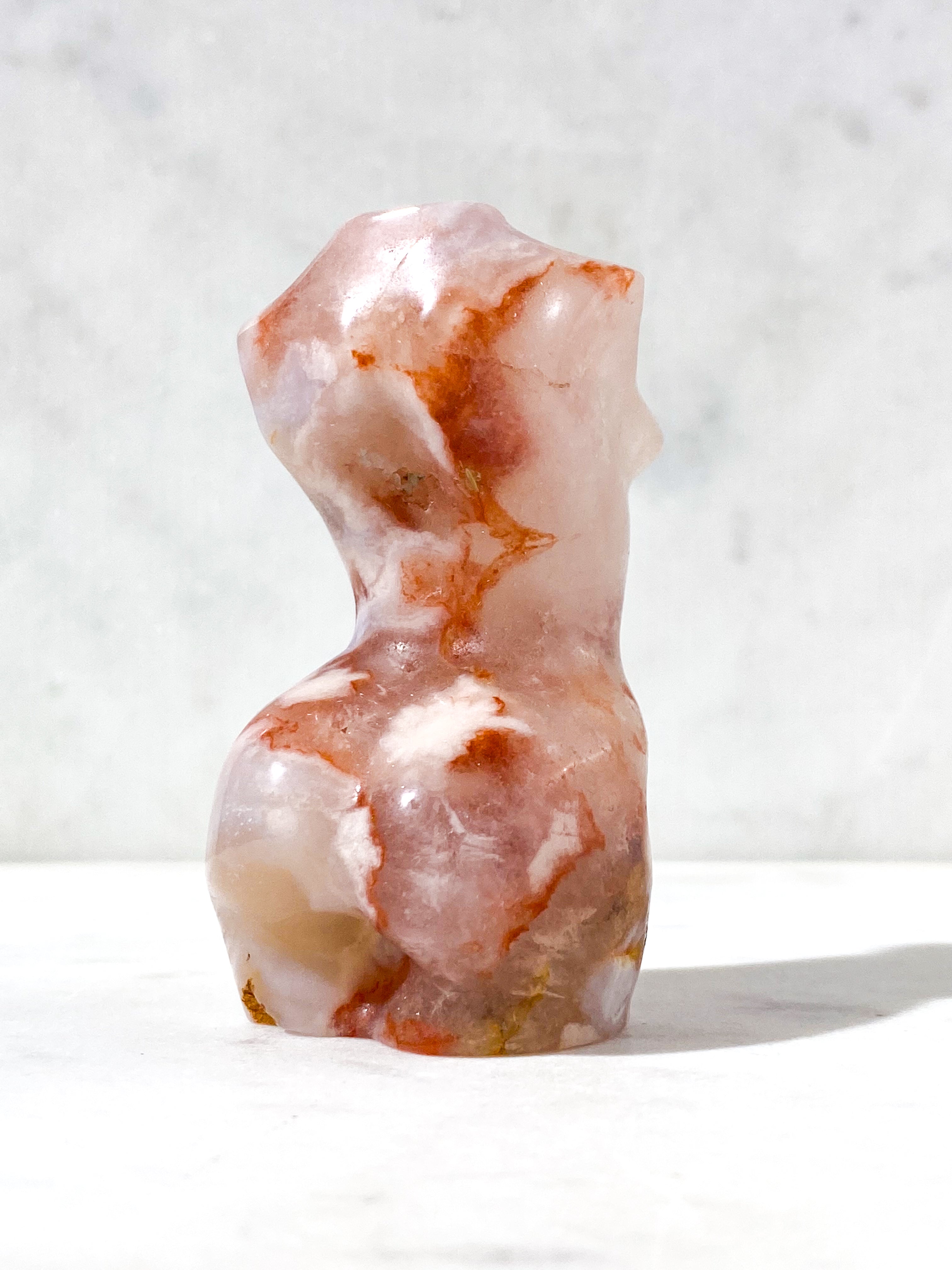 Blomster Agat Torso (Nr. 3)