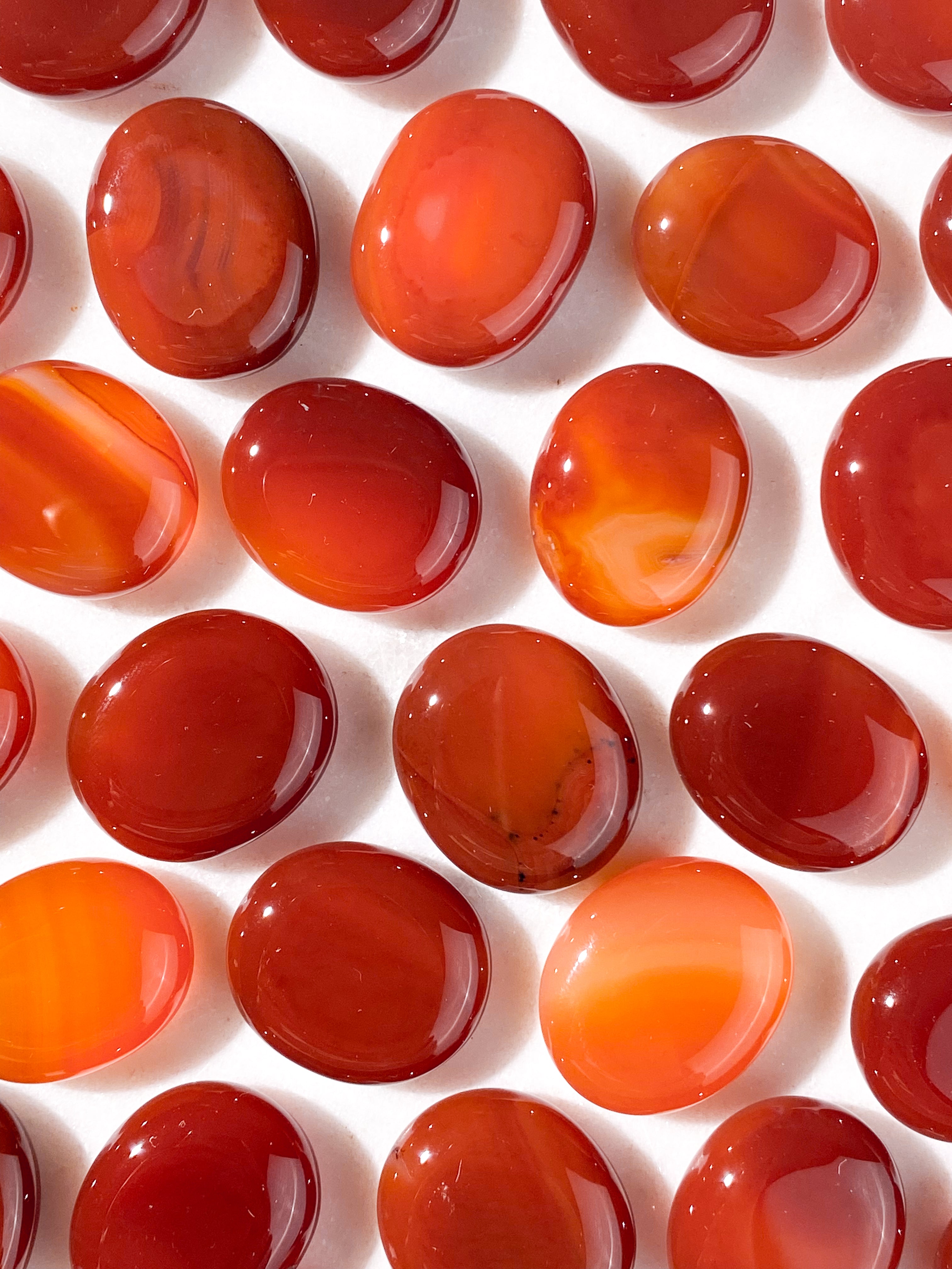 Karneol Amulet Lommesten