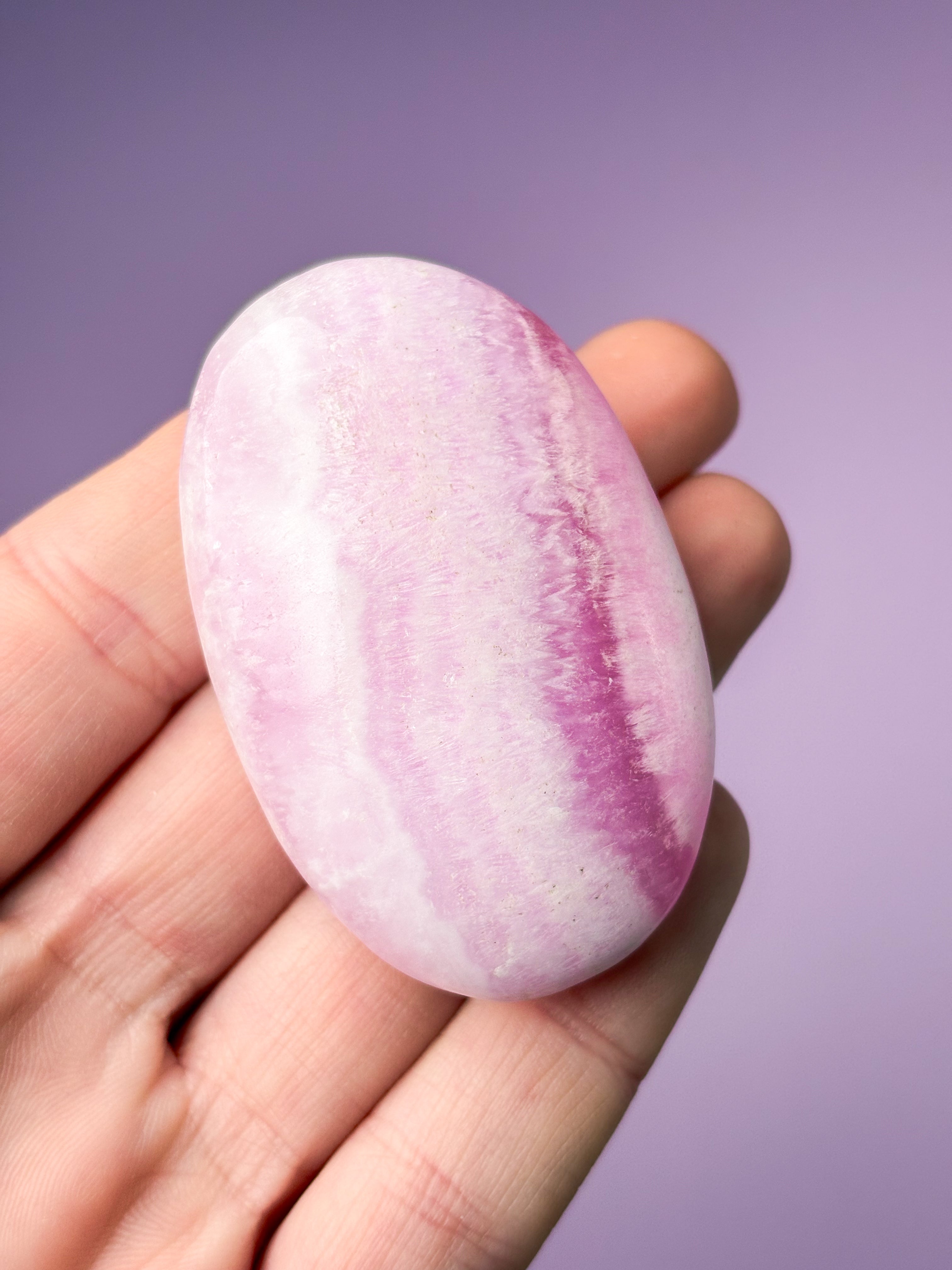 Rosa aragonitpalmsten (nr 18)