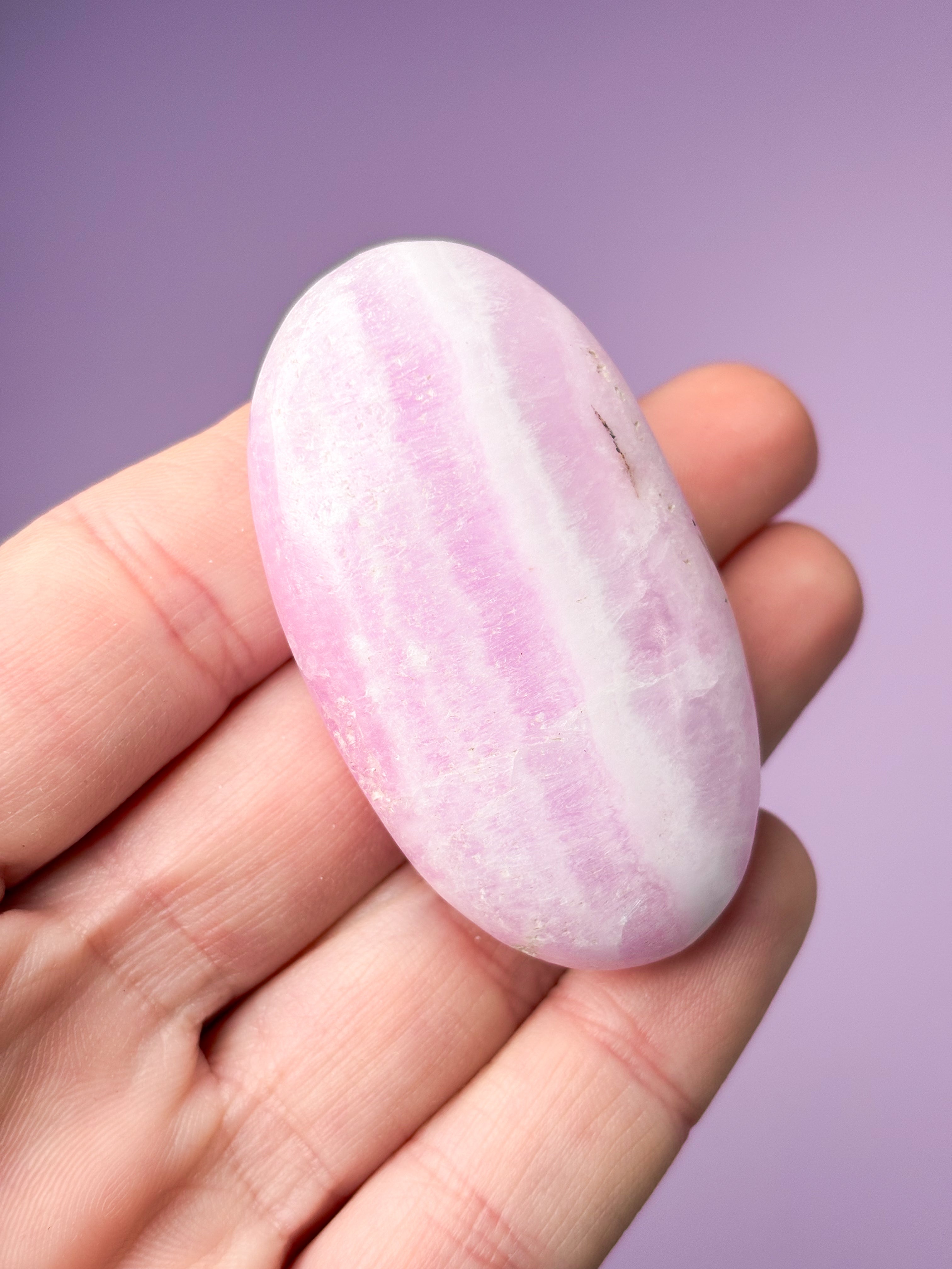 Rosa aragonitpalmsten (nr 24)