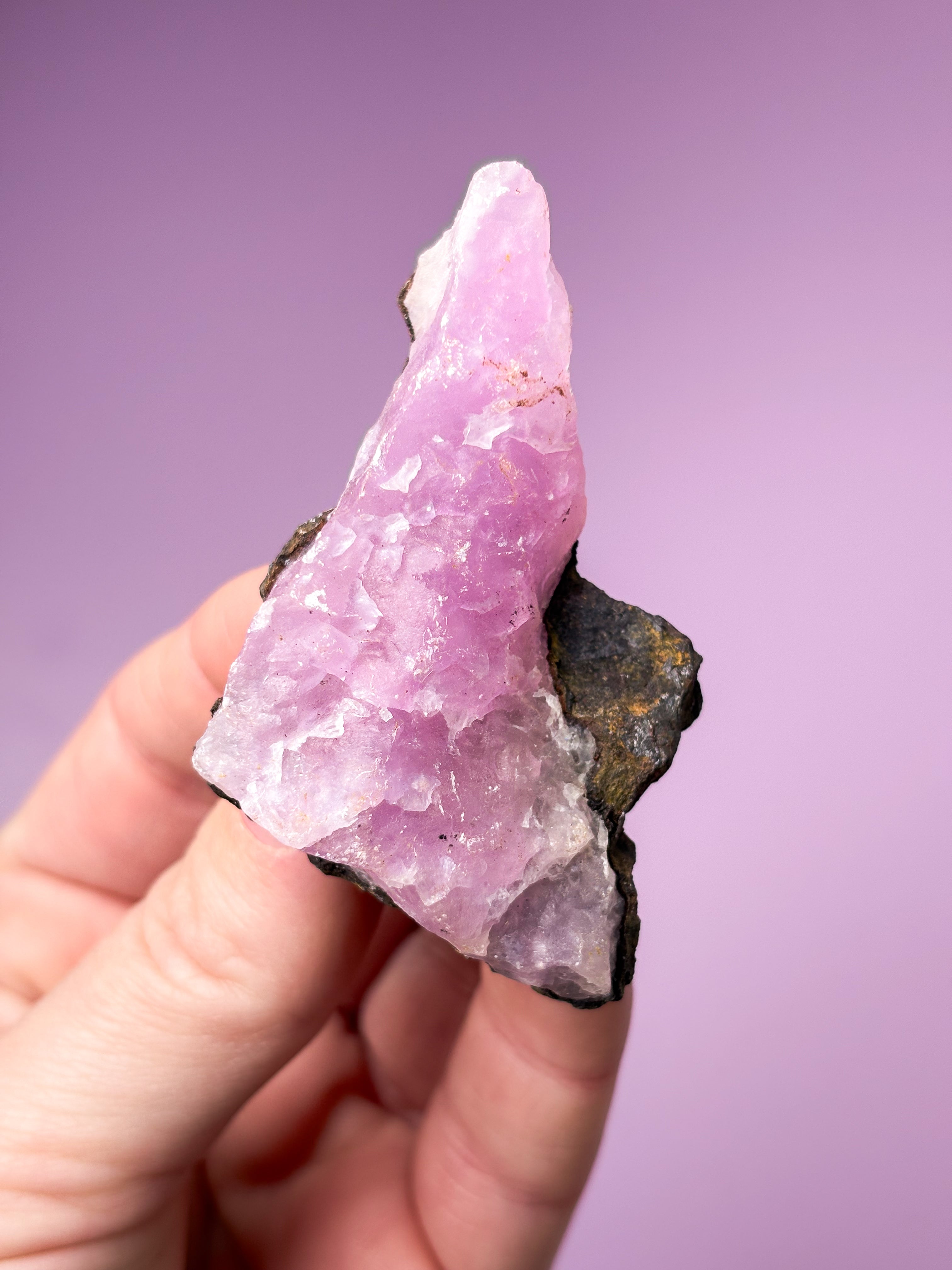 Pink Aragonit Rå (Nr. 7)