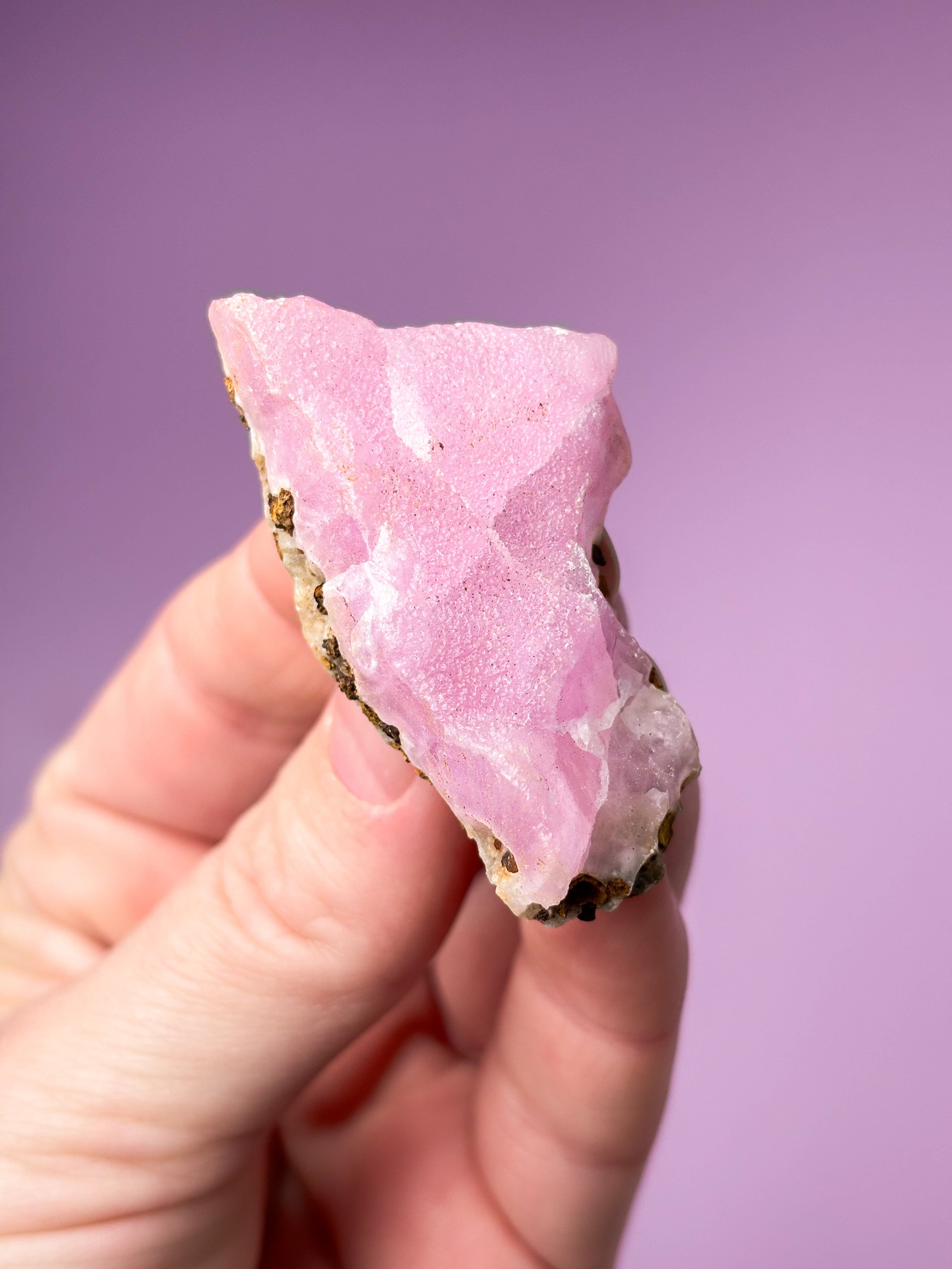 Pink Aragonit Rå (Nr. 9)