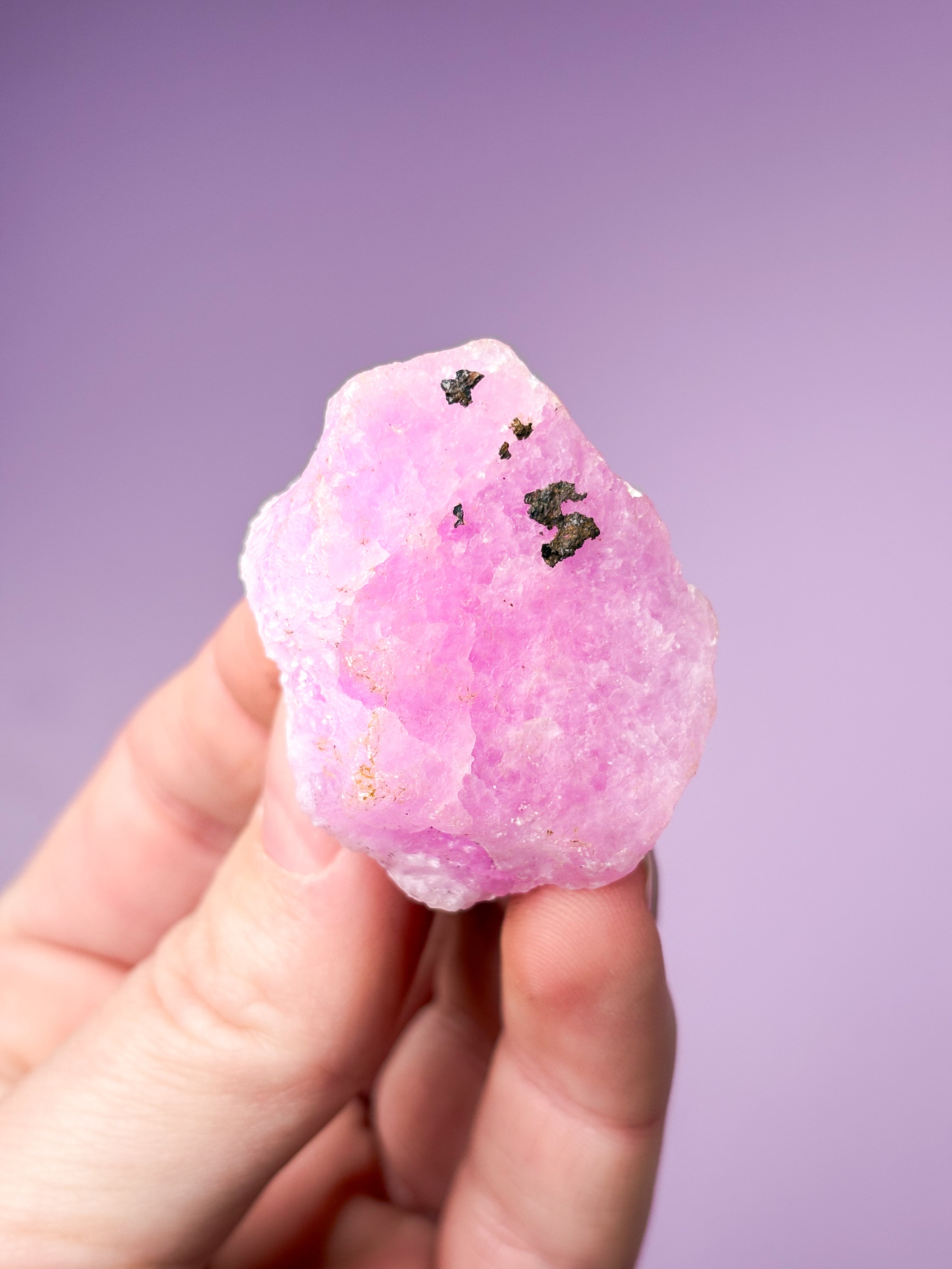 Pink Aragonit Rå (Nr. 13)