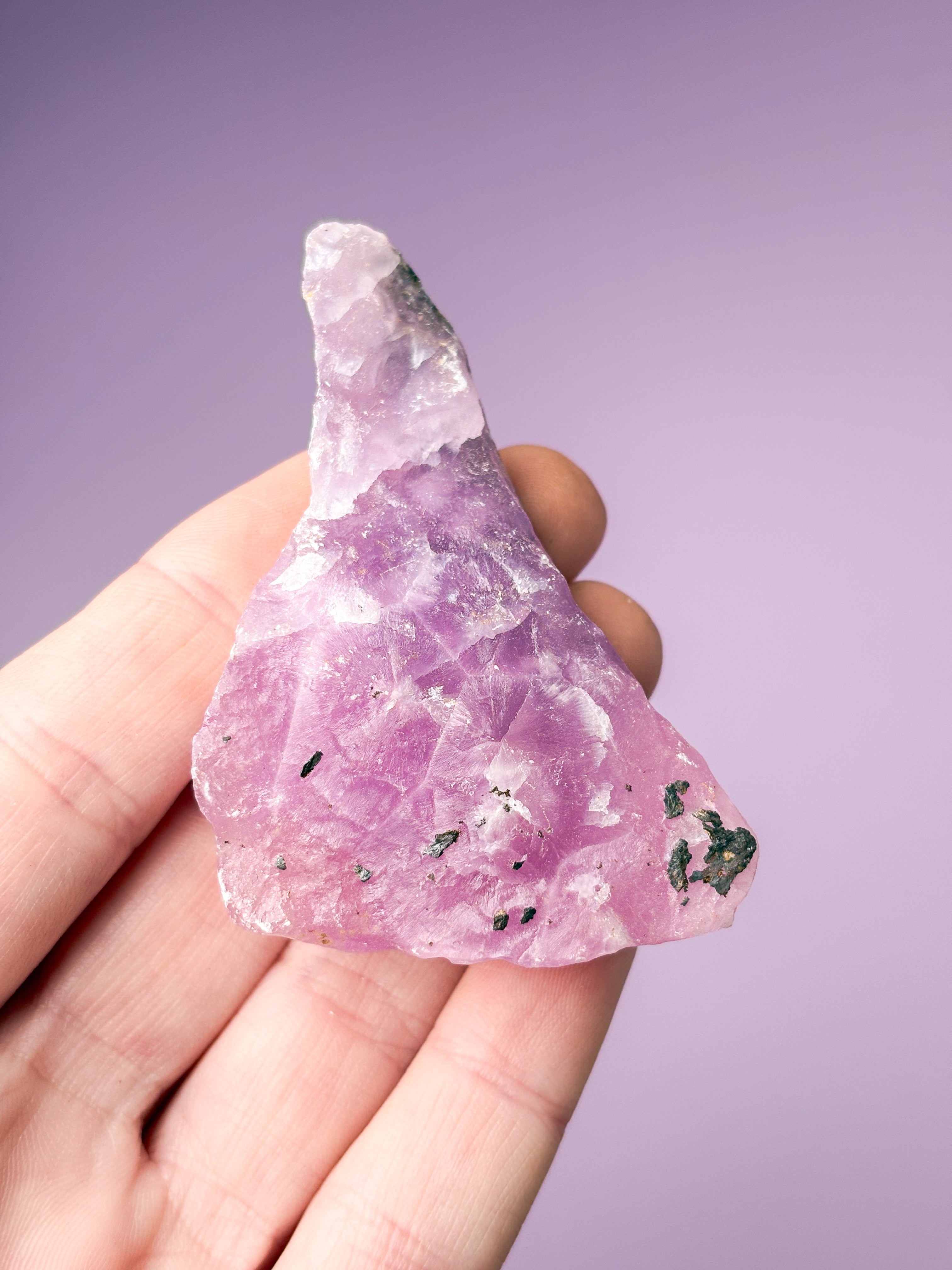 Pink Aragonit Rå (Nr. 14)