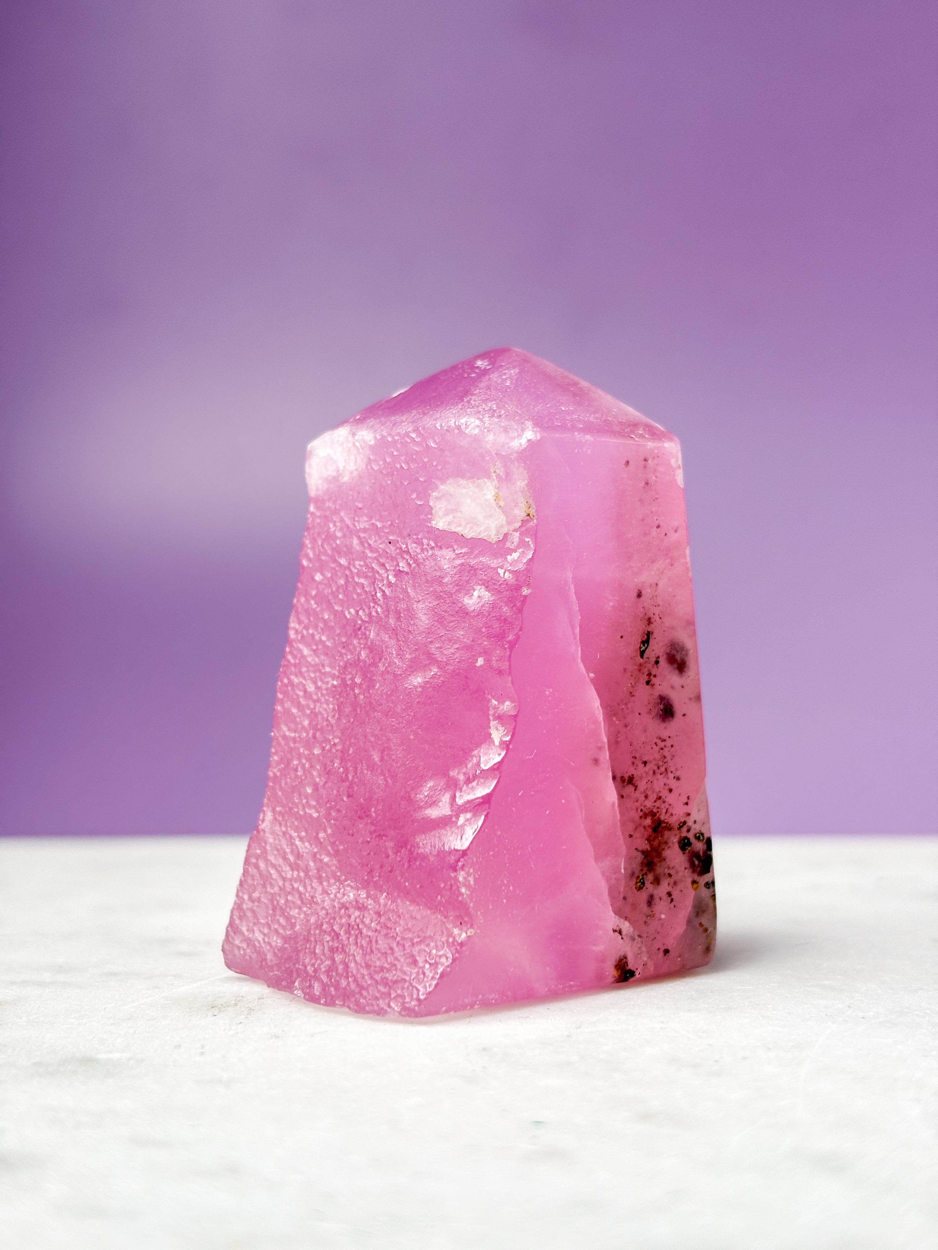 Pink Aragonit Tårn (Nr. 1)