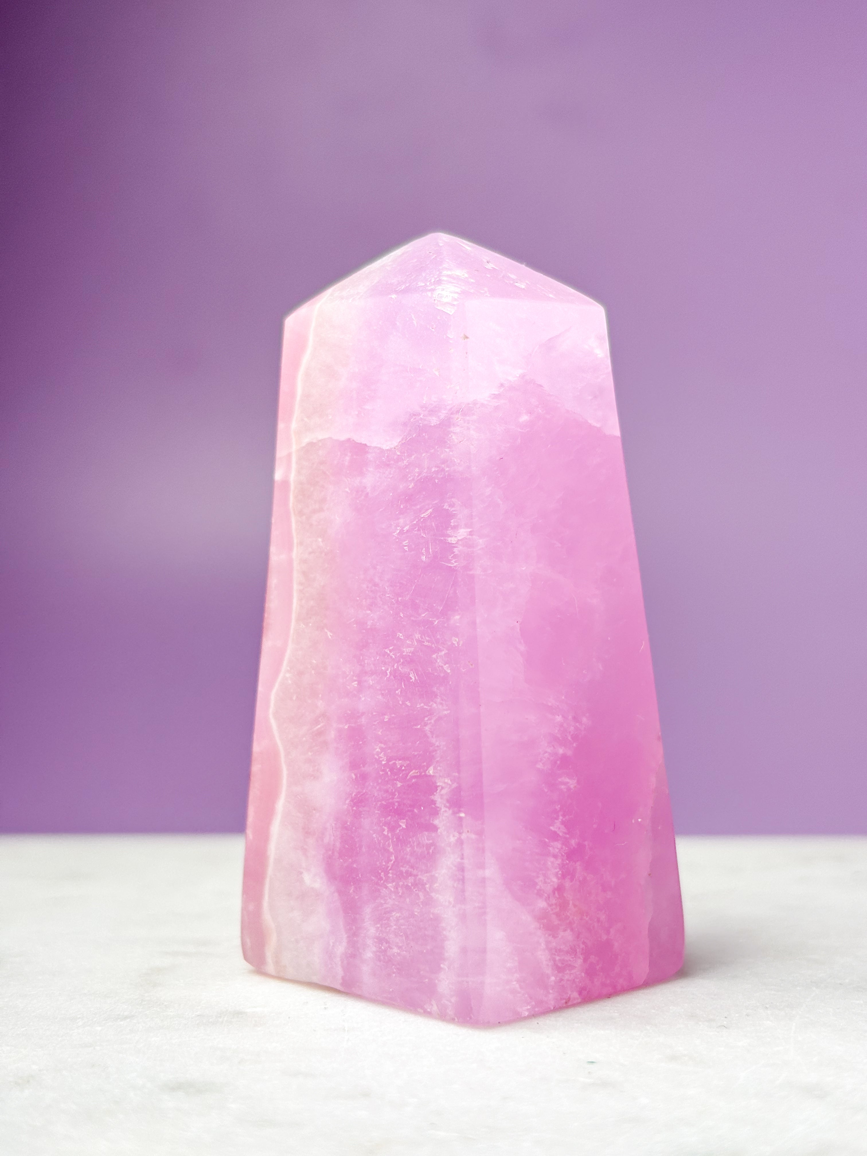 Pink Aragonit Tårn (Nr. 6)